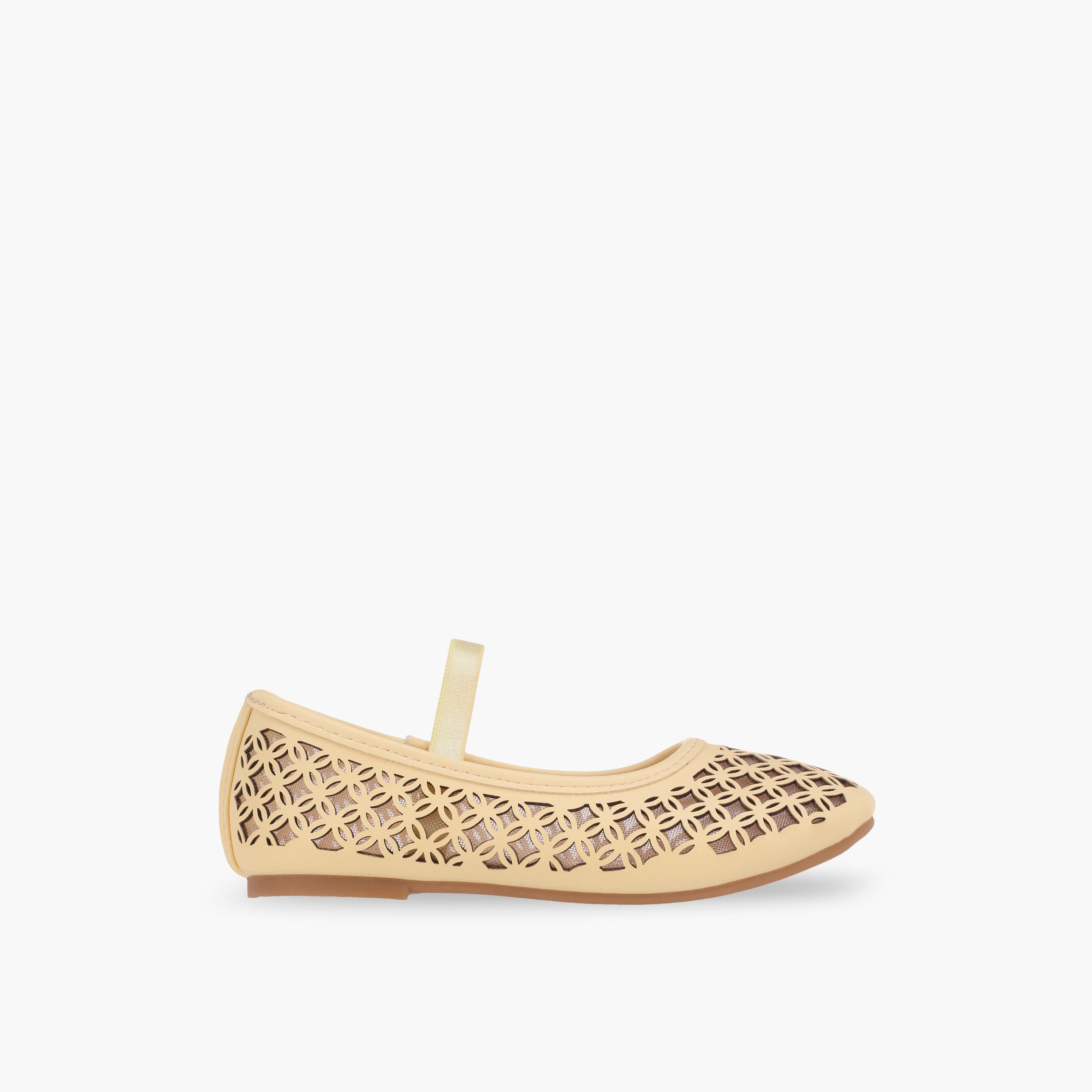 Flora Bella Girls Laser Cut Ballerina Shoes-girls-shoes-ballerinas-image-3