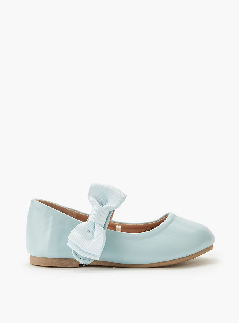 Flora Bella Girls Bow Detail Ballerina Shoes-girls-shoes-maryjanes-image-2