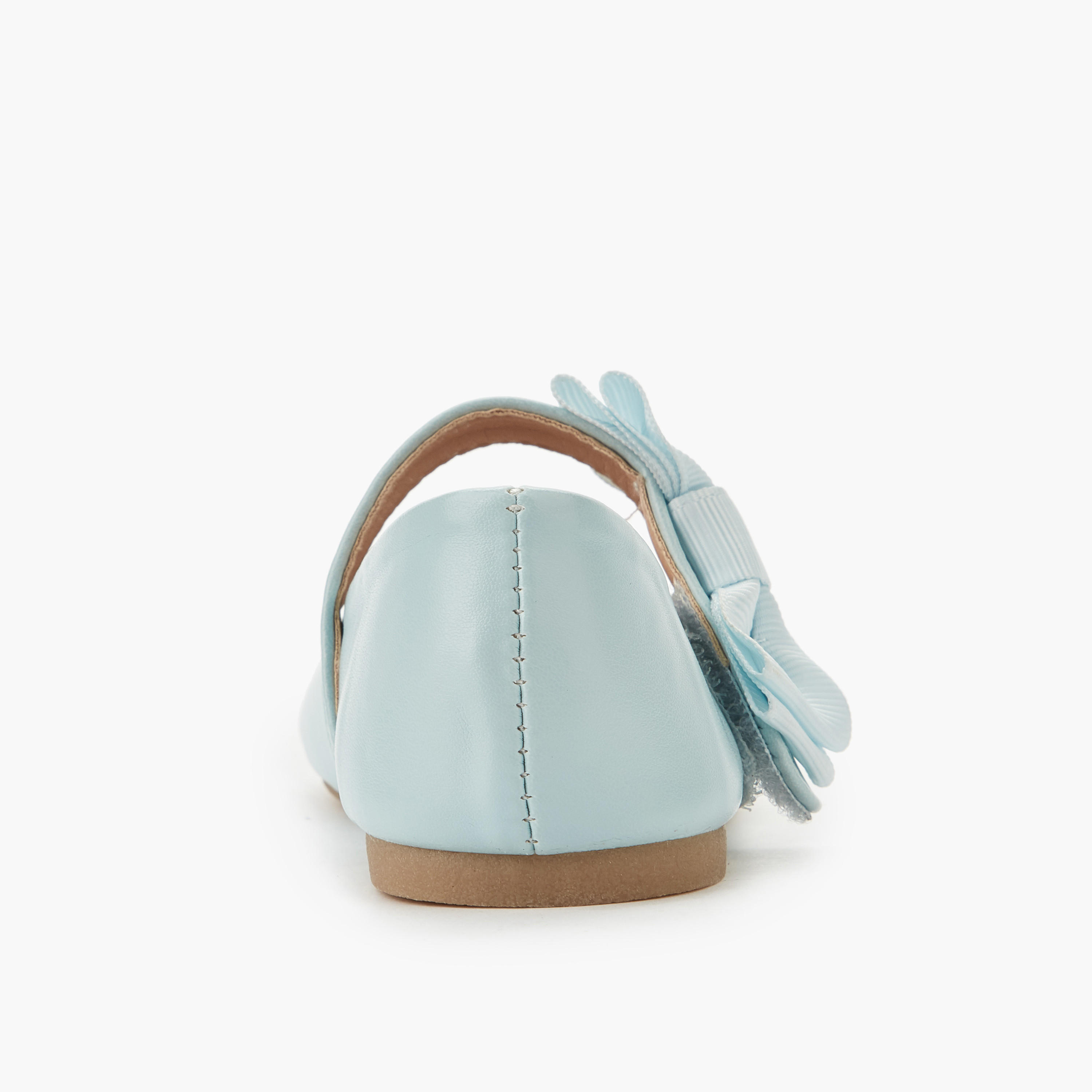 Flora Bella Girls Bow Detail Ballerina Shoes-girls-shoes-maryjanes-image-5