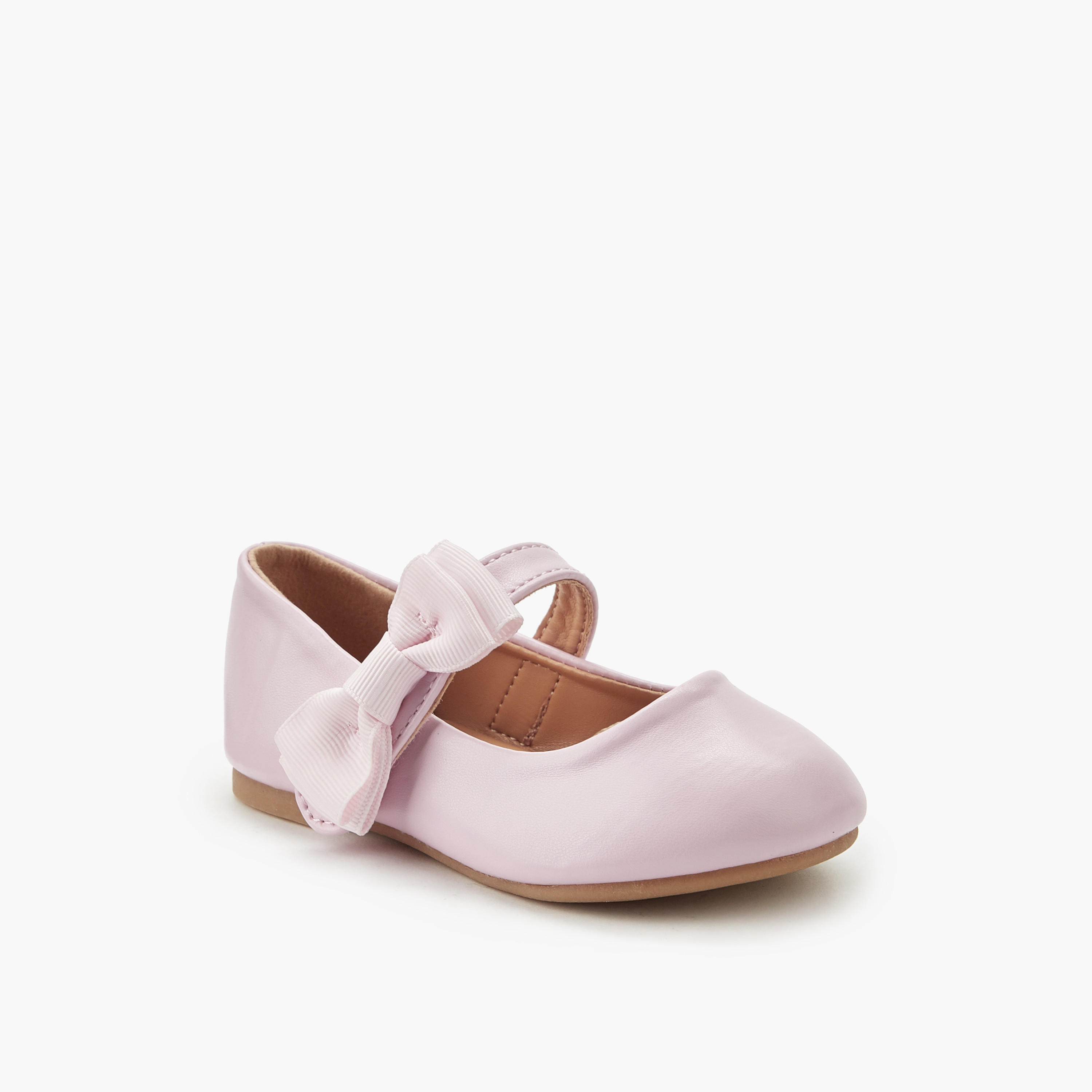 Flora Bella Girls Bow Detail Ballerina Shoes-girls-shoes-maryjanes-image-3