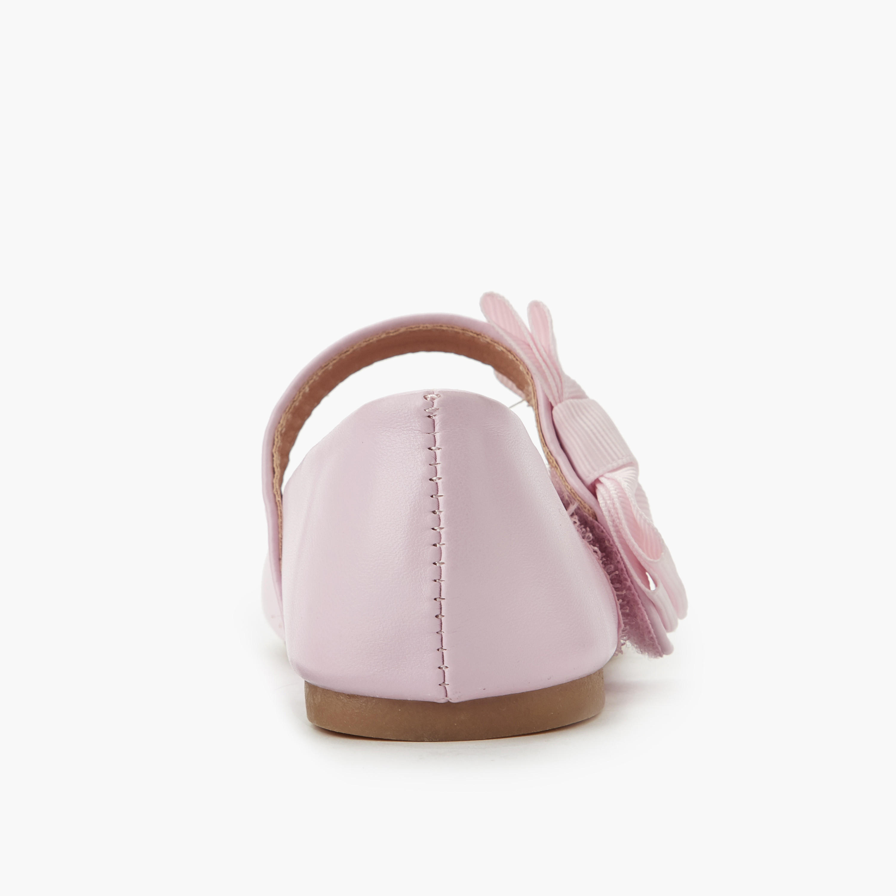 Flora Bella Girls Bow Detail Ballerina Shoes-girls-shoes-maryjanes-image-5