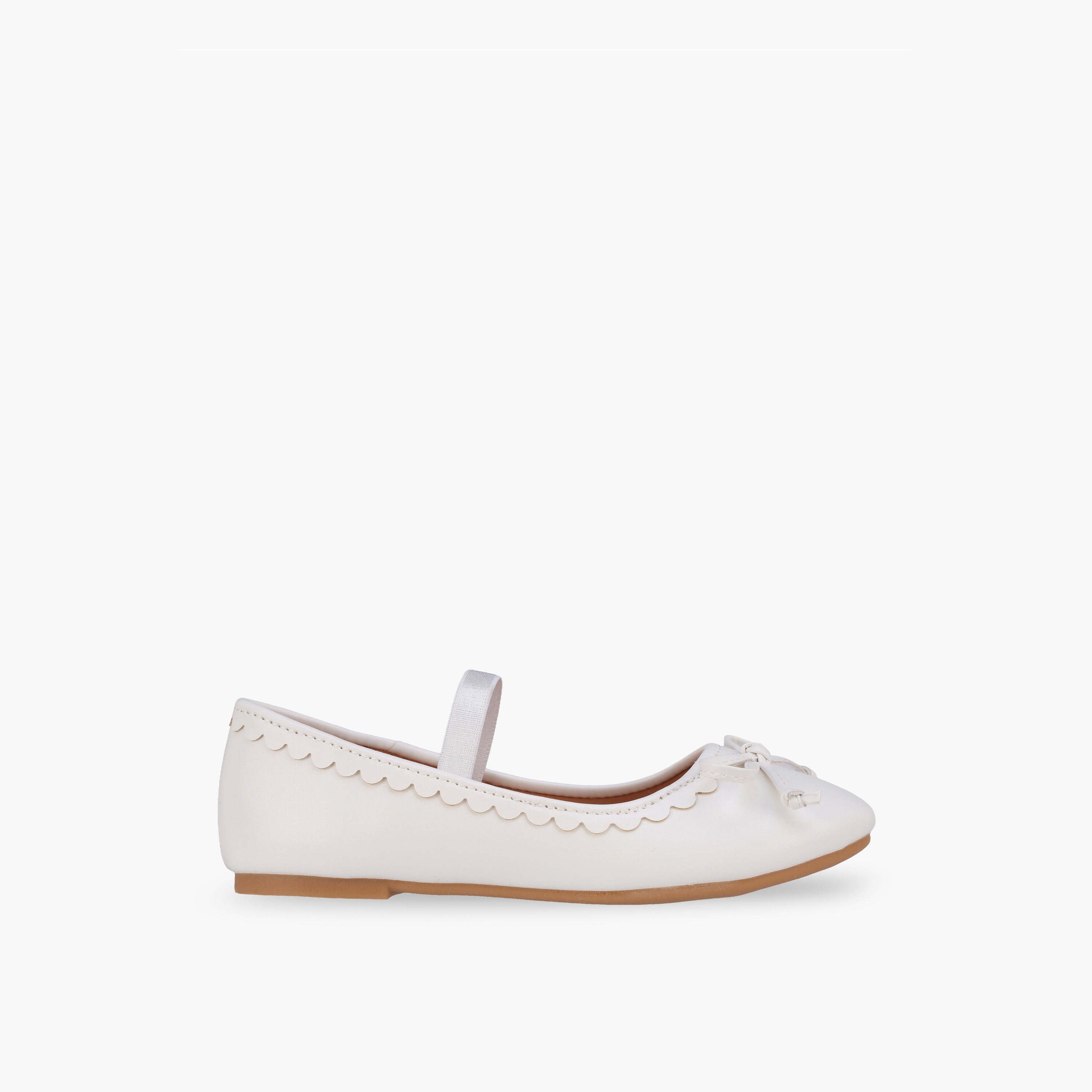 حذاء باليرينا بتفاصيل صدفية للبنات من فلورا بيلا-girls-shoes-ballerinas-image-3