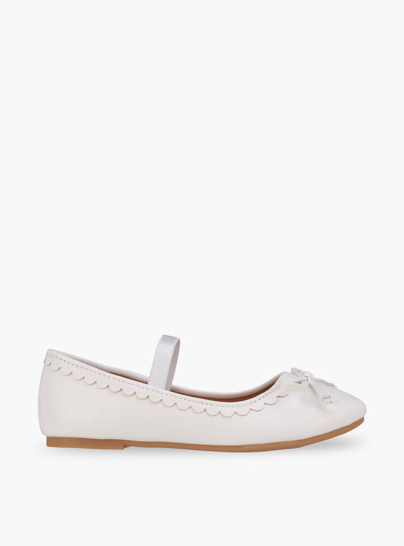 حذاء باليرينا بتفاصيل صدفية للبنات من فلورا بيلا-girls-shoes-ballerinas-image-3