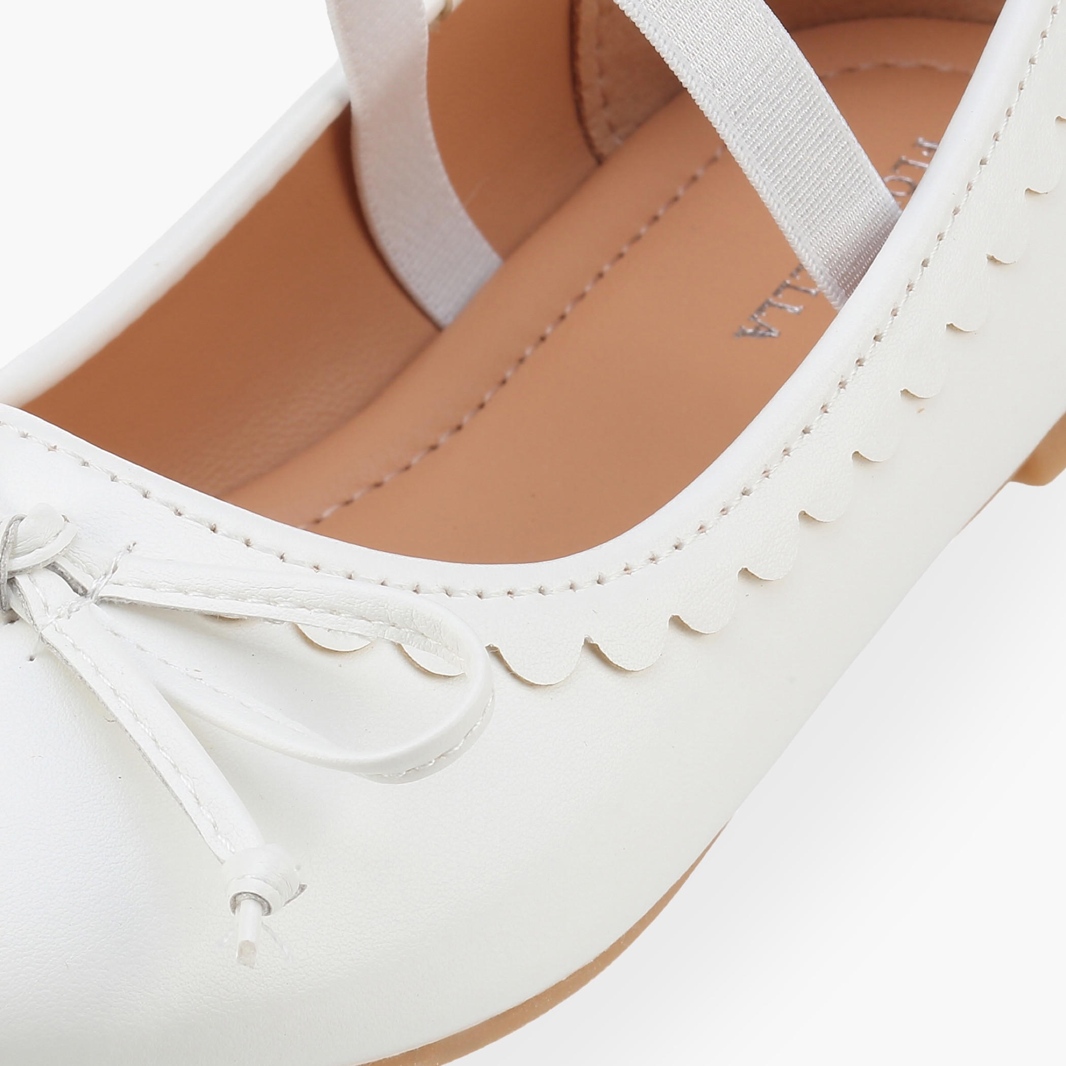 حذاء باليرينا بتفاصيل صدفية للبنات من فلورا بيلا-girls-shoes-ballerinas-image-6
