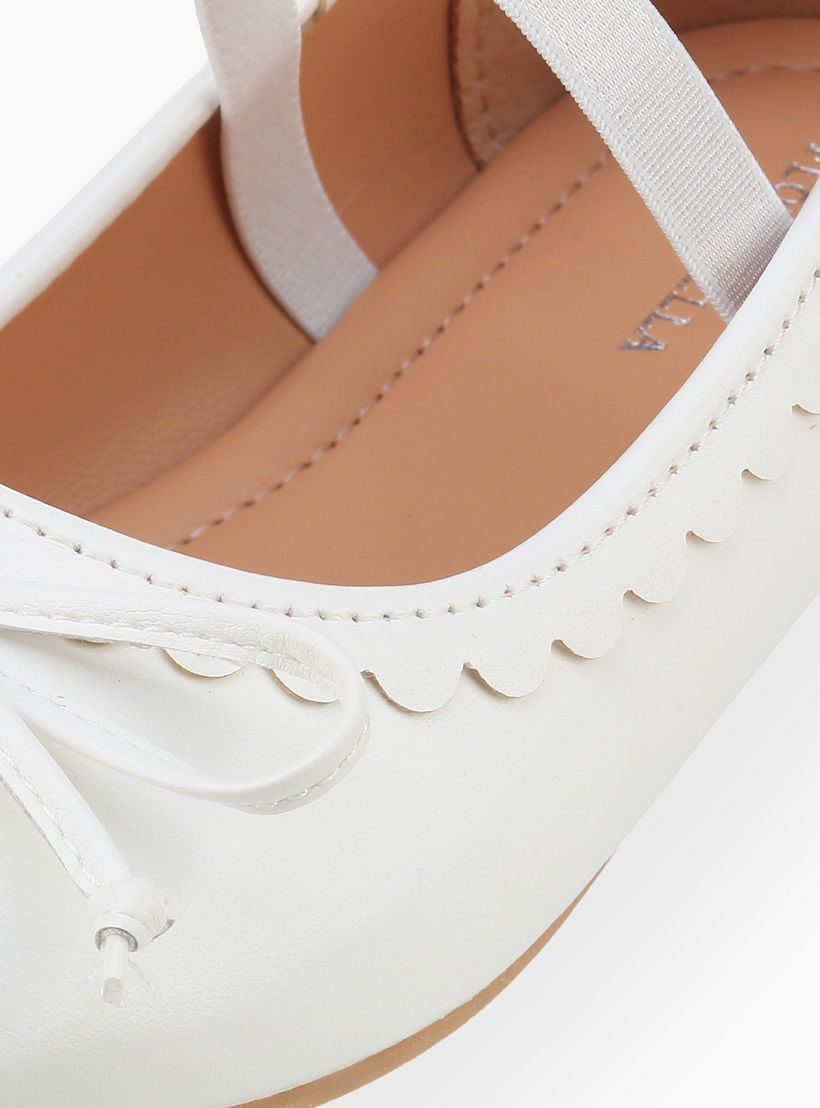 حذاء باليرينا بتفاصيل صدفية للبنات من فلورا بيلا-girls-shoes-ballerinas-image-6