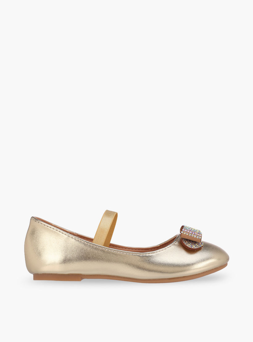 Flora Bella Girls Embellished Bow Accent Ballerina Shoes-girls-shoes-ballerinas-image-3