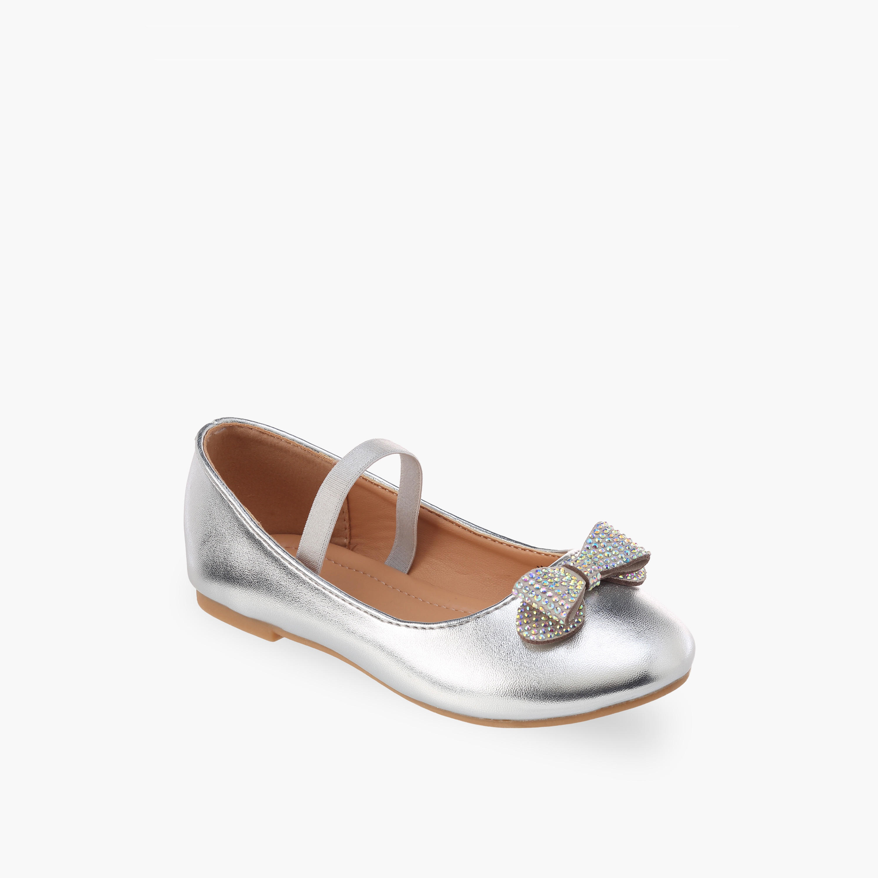 حذاء باليرينا مزين بفيونكة للبنات من فلورا بيلا-girls-shoes-ballerinas-image-2