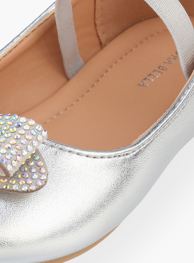 حذاء باليرينا مزين بفيونكة للبنات من فلورا بيلا-girls-shoes-ballerinas-image-6