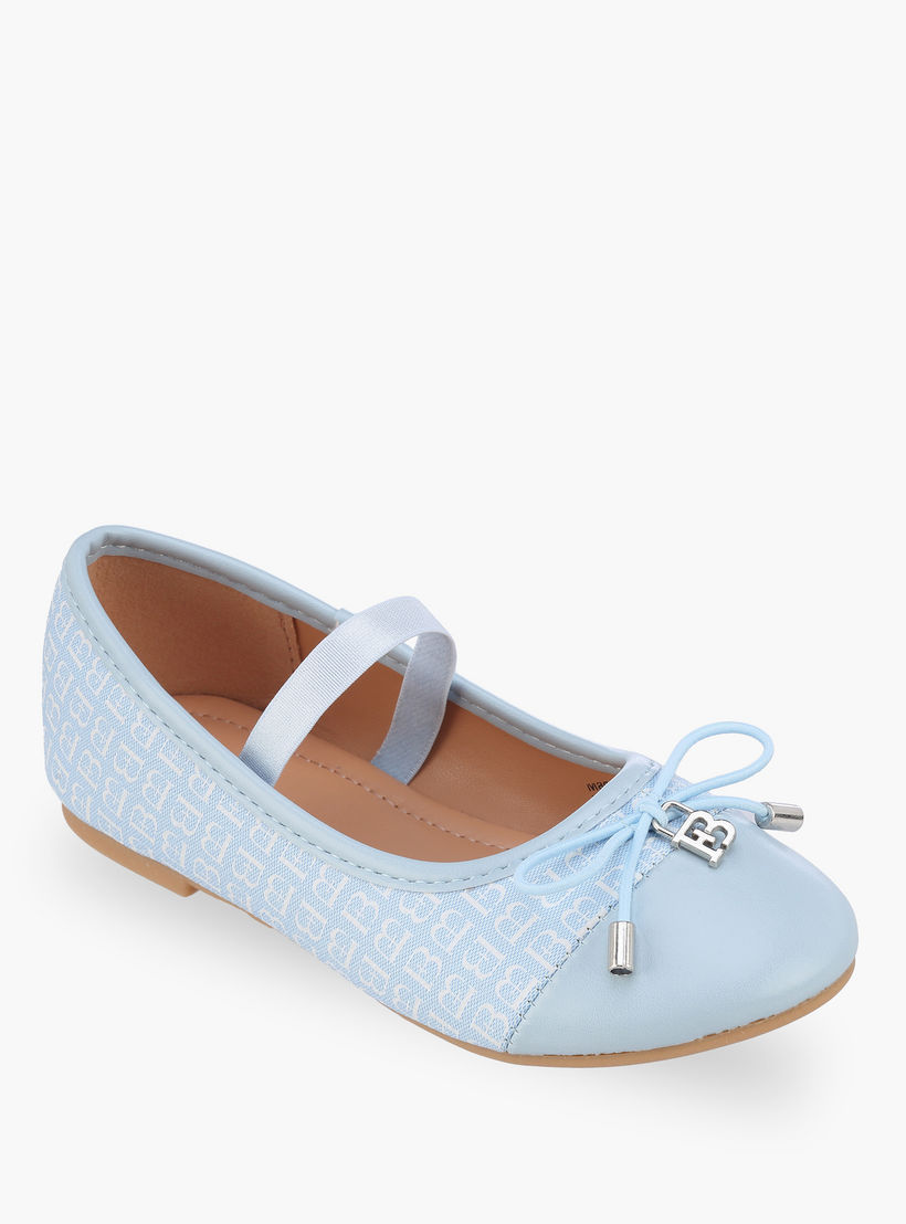 حذاء باليرينا بحزام مطاطي للبنات من فلورا بيلا-girls-shoes-ballerinas-image-2