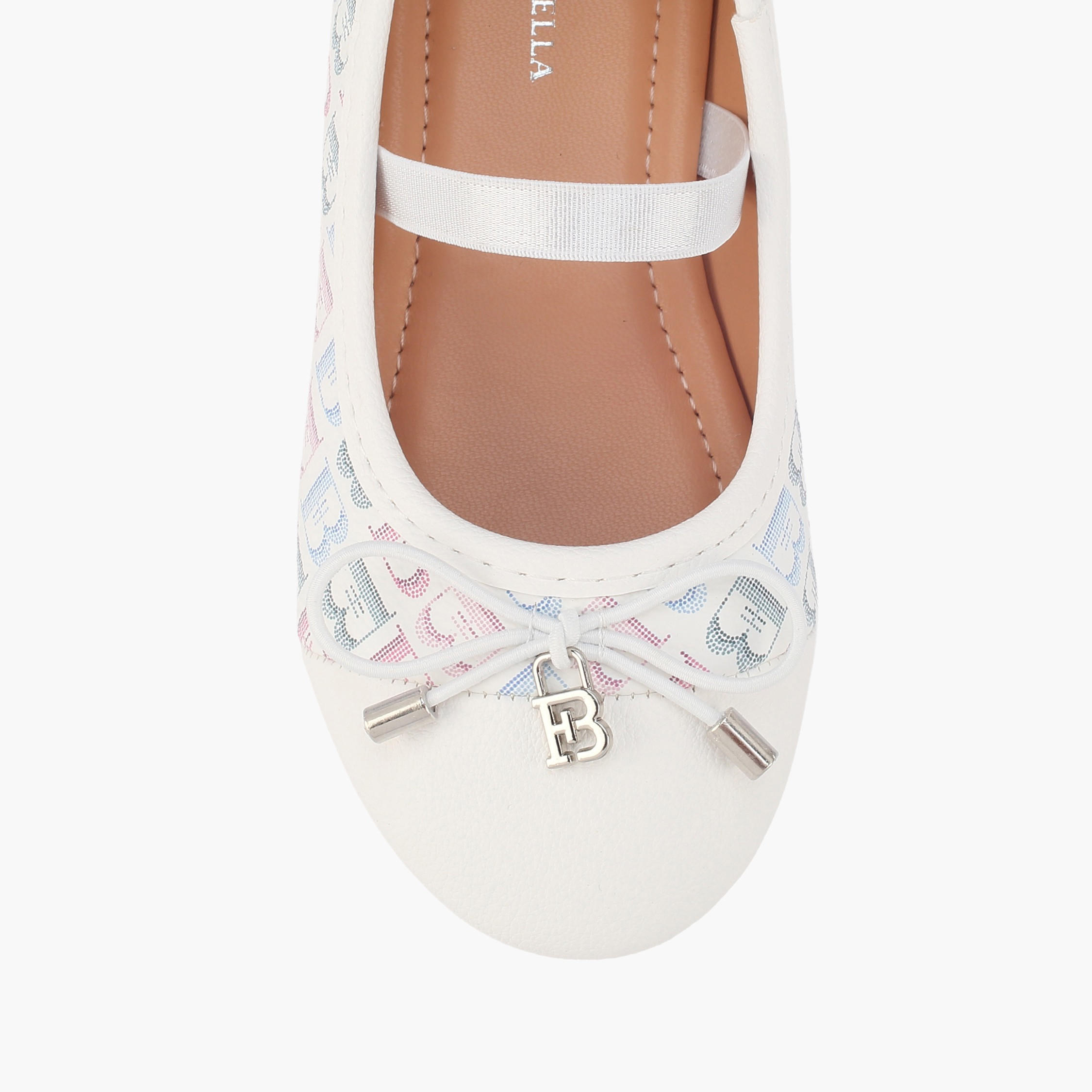 حذاء باليرينا بحزام مطاطي للبنات من فلورا بيلا-girls-shoes-ballerinas-image-4