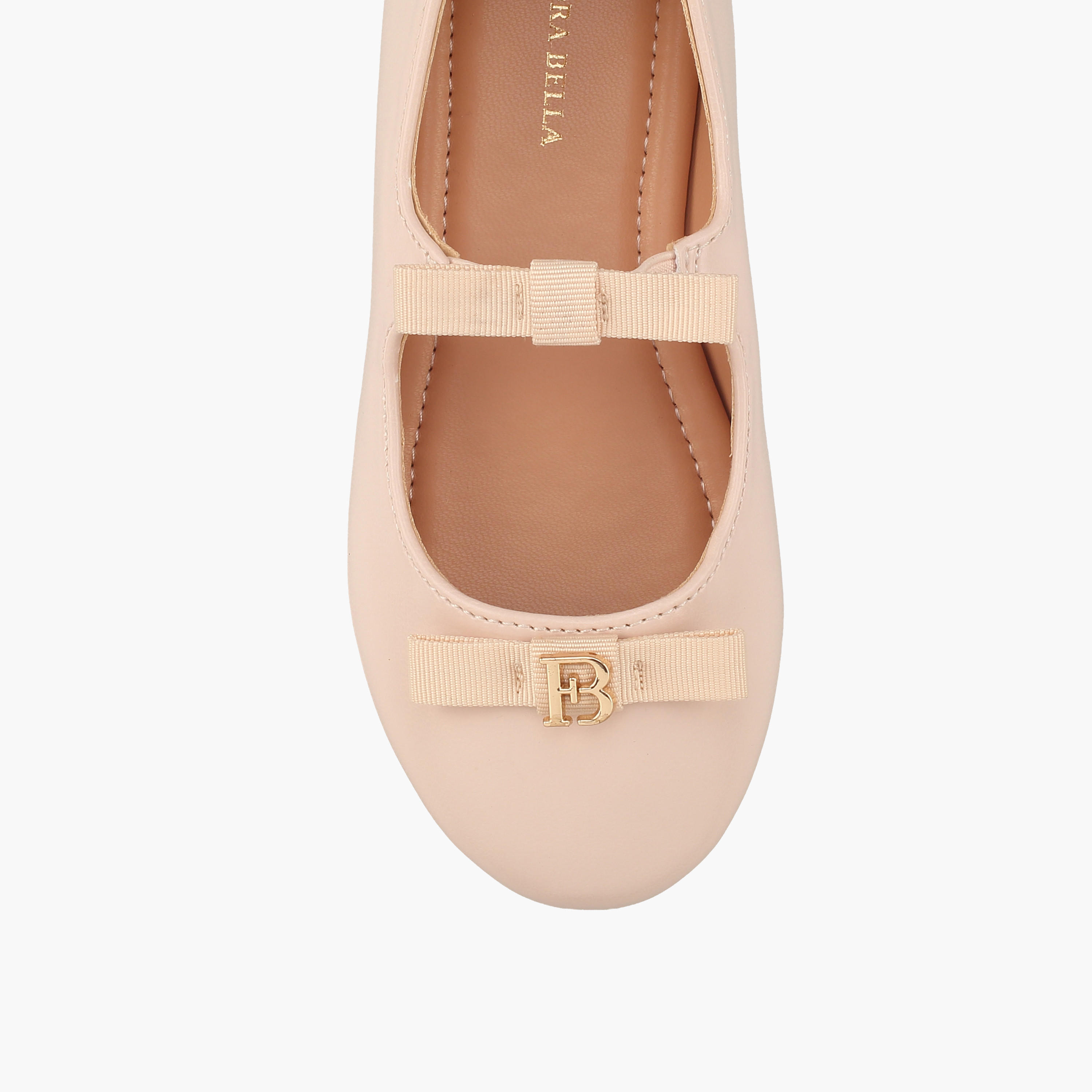 حذاء باليرينا للفتيات بتفاصيل فيونكة من فلورا بيلا-girls-shoes-ballerinas-image-4