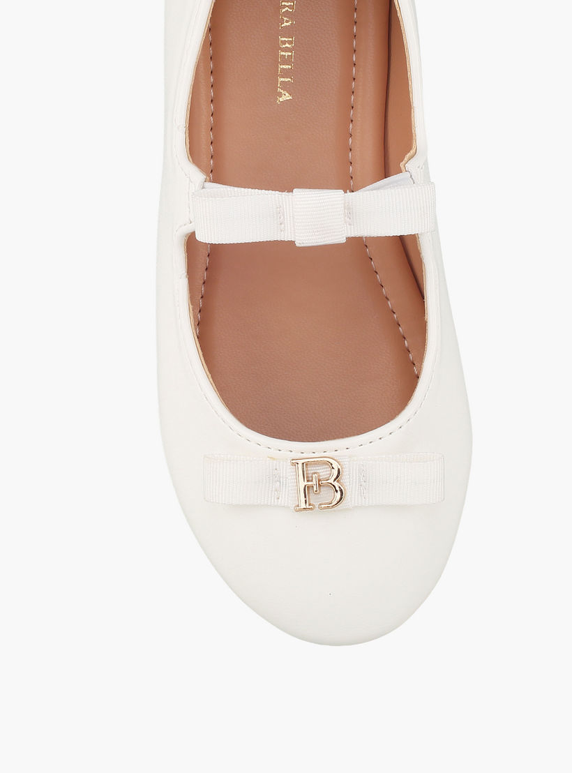 حذاء باليرينا للفتيات بتفاصيل فيونكة من فلورا بيلا-girls-shoes-ballerinas-image-4