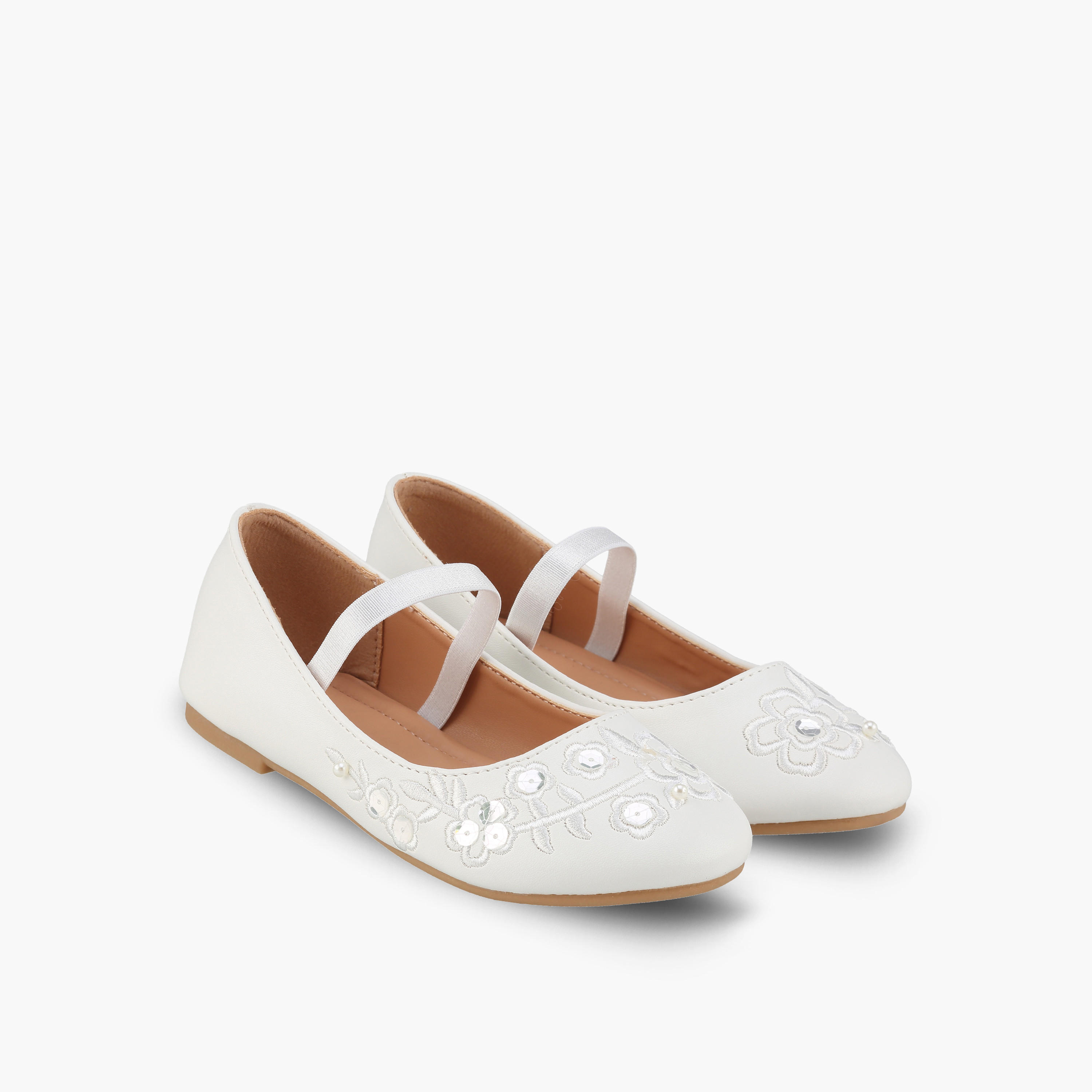 حذاء باليرينا للفتيات مطرز من فلورا بيلا-girls-shoes-ballerinas-image-1