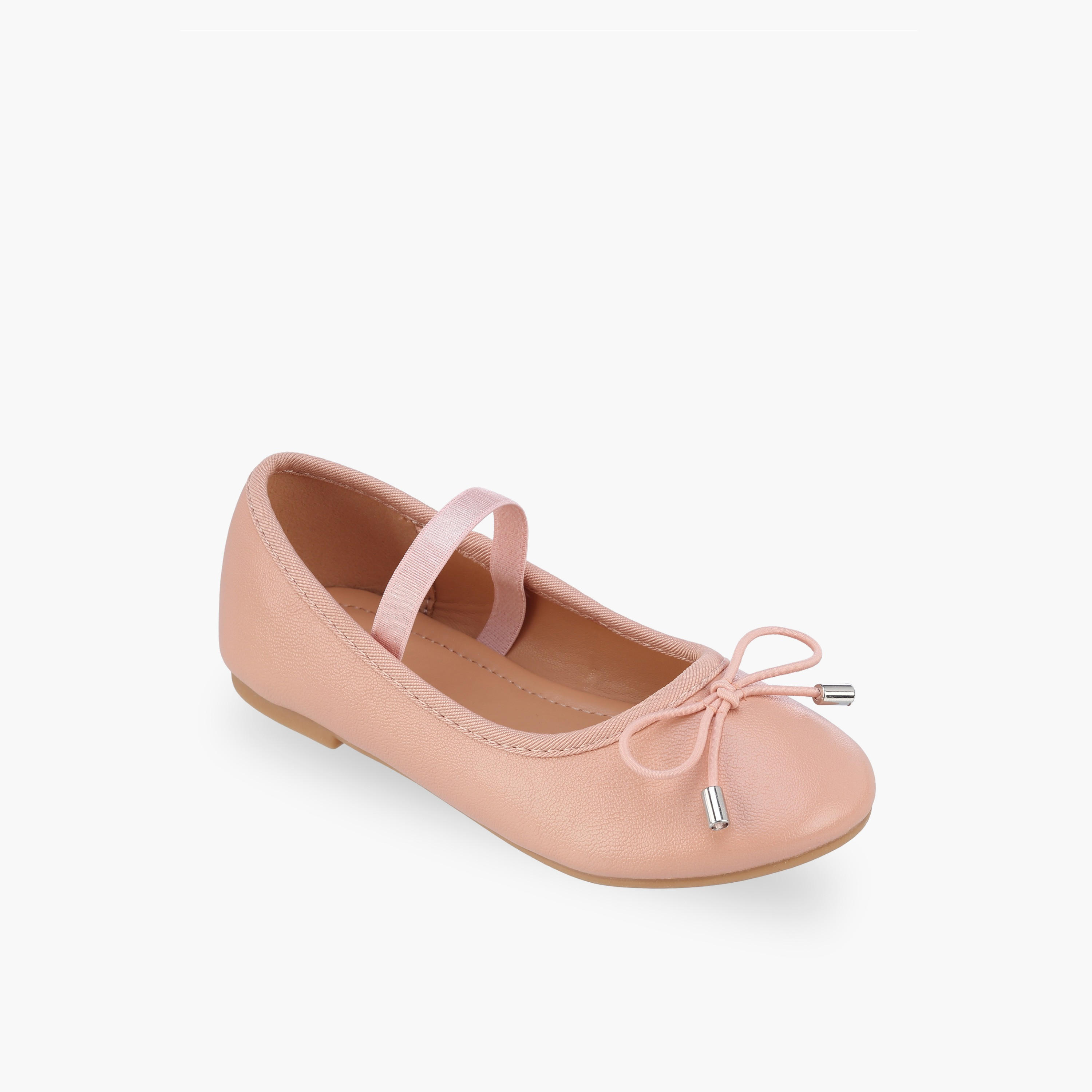 حذاء باليرينا بحزام مطاطي للبنات من فلورا بيلا-girls-shoes-ballerinas-image-2