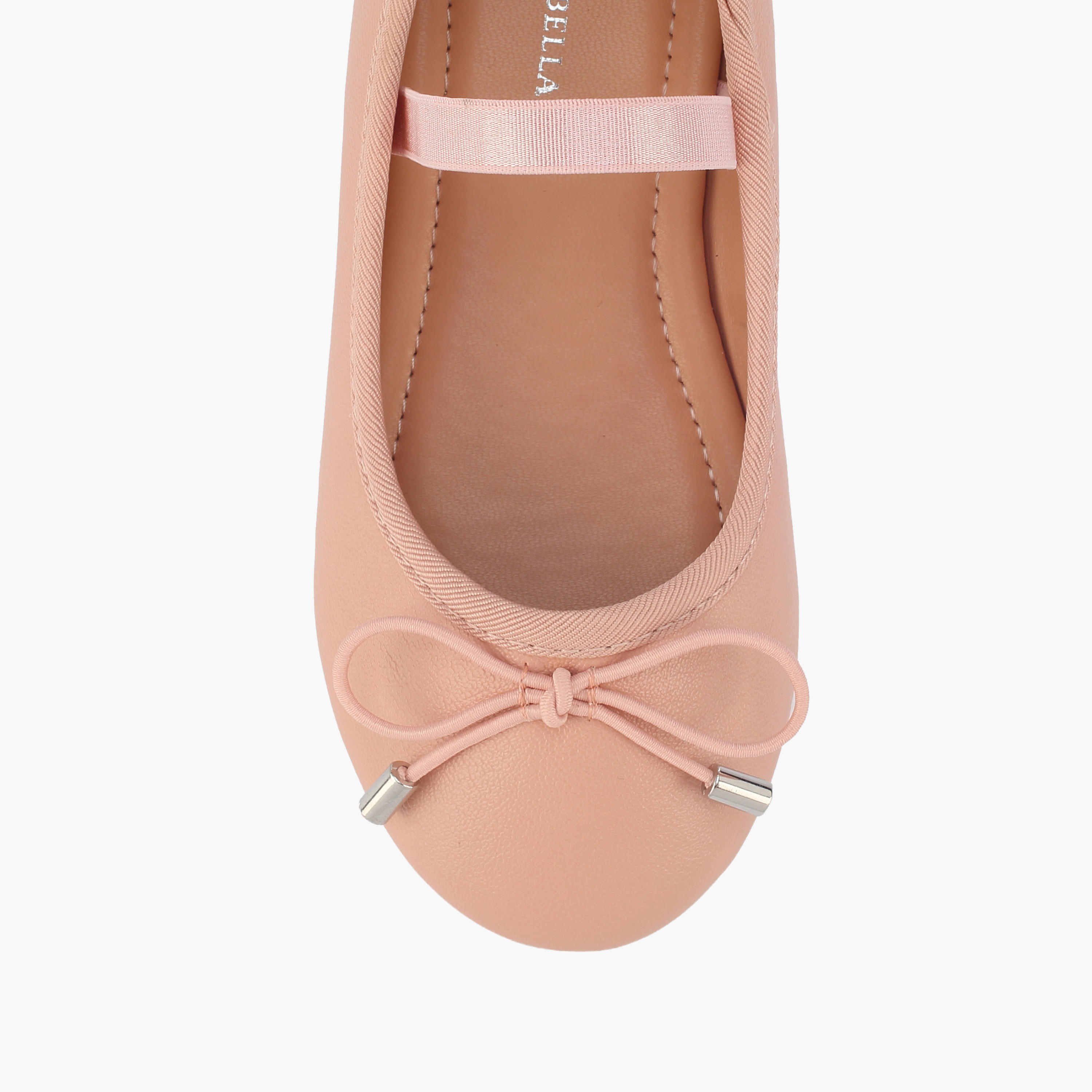 حذاء باليرينا بحزام مطاطي للبنات من فلورا بيلا-girls-shoes-ballerinas-image-4