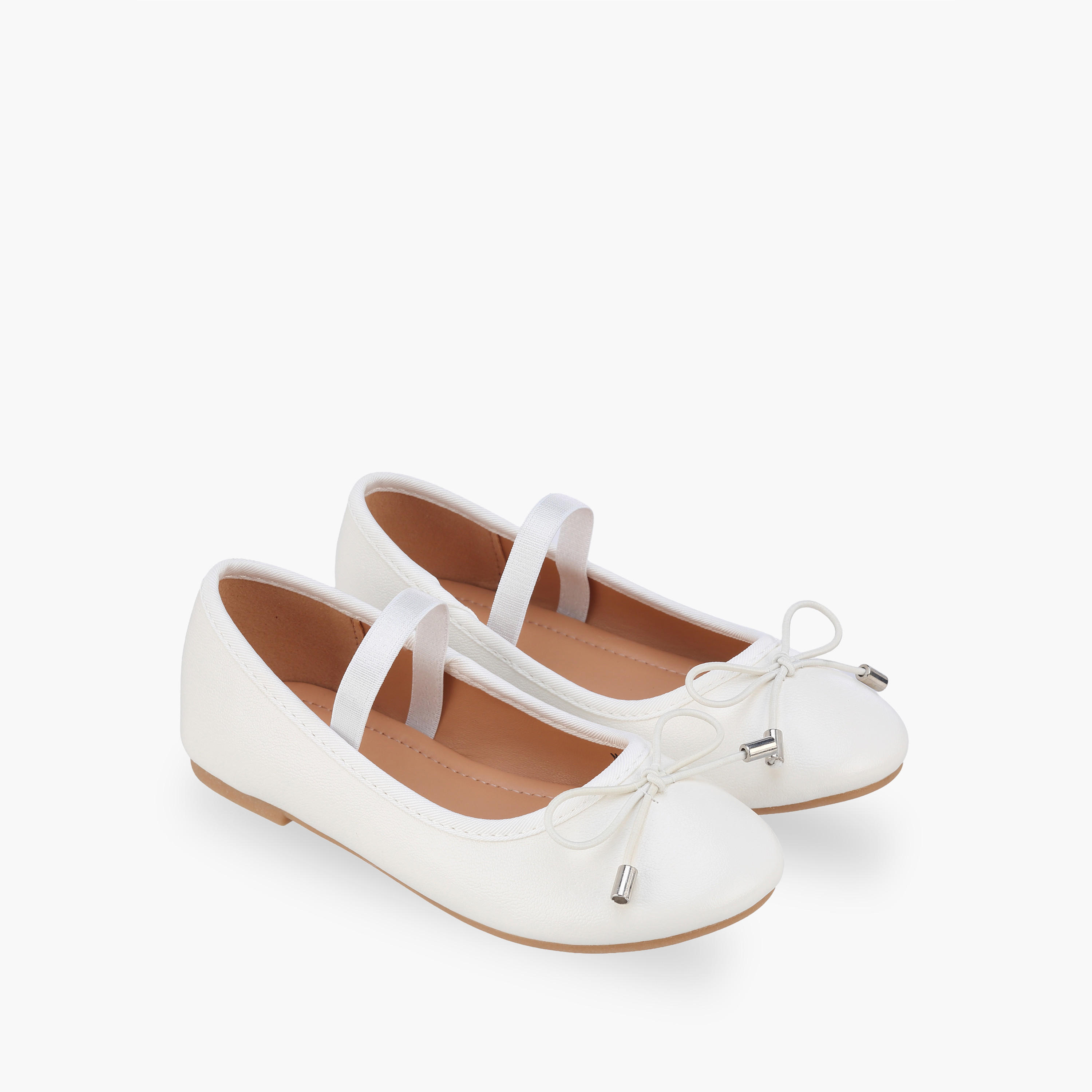 Flora Bella Girls Elasticated Strap Ballerina Shoes-girls-shoes-ballerinas-image-1