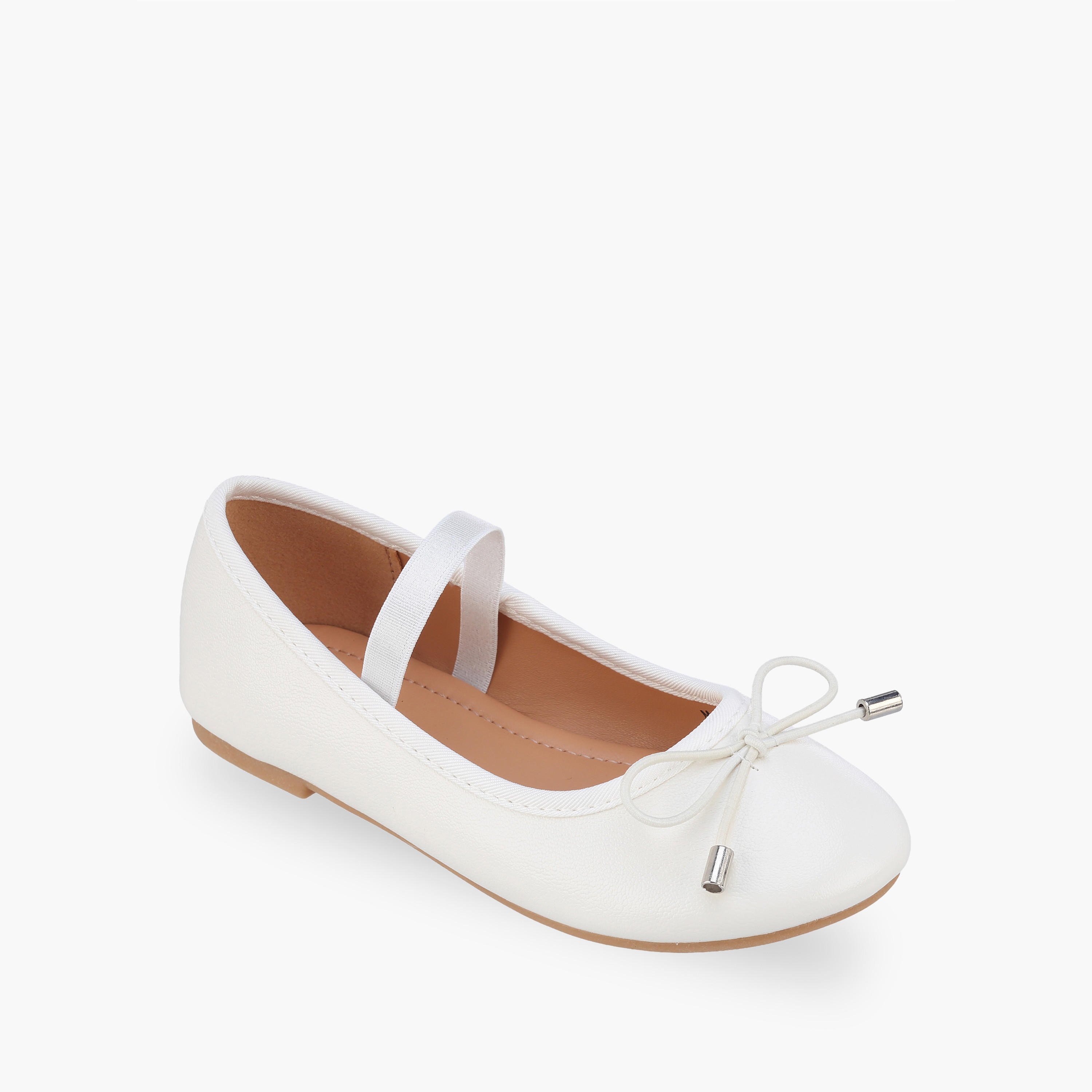 Flora Bella Girls Elasticated Strap Ballerina Shoes-girls-shoes-ballerinas-image-2