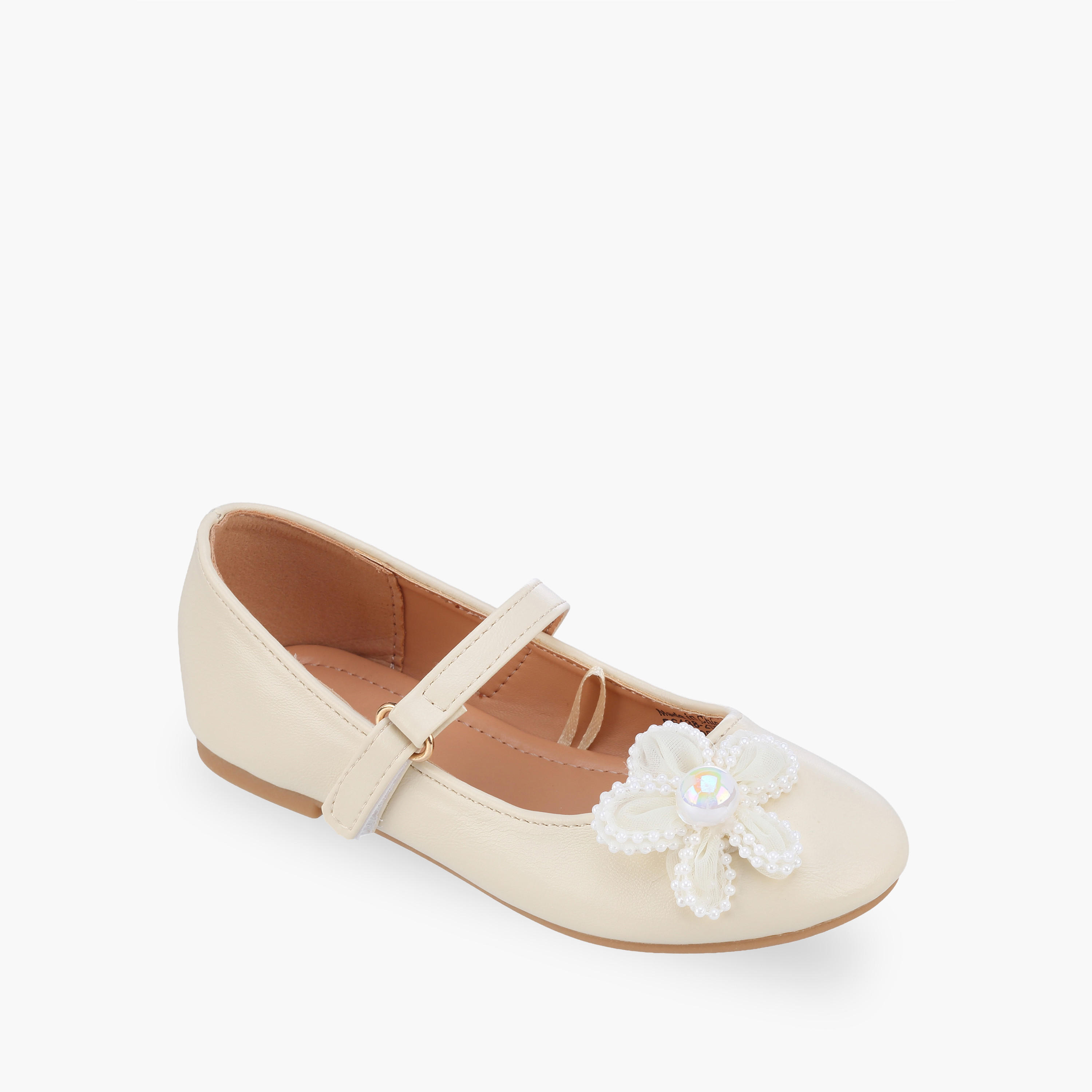 حذاء ماري جين بشريط إغلاق لاصق للبنات من فلورا بيلا-girls-shoes-maryjanes-image-2