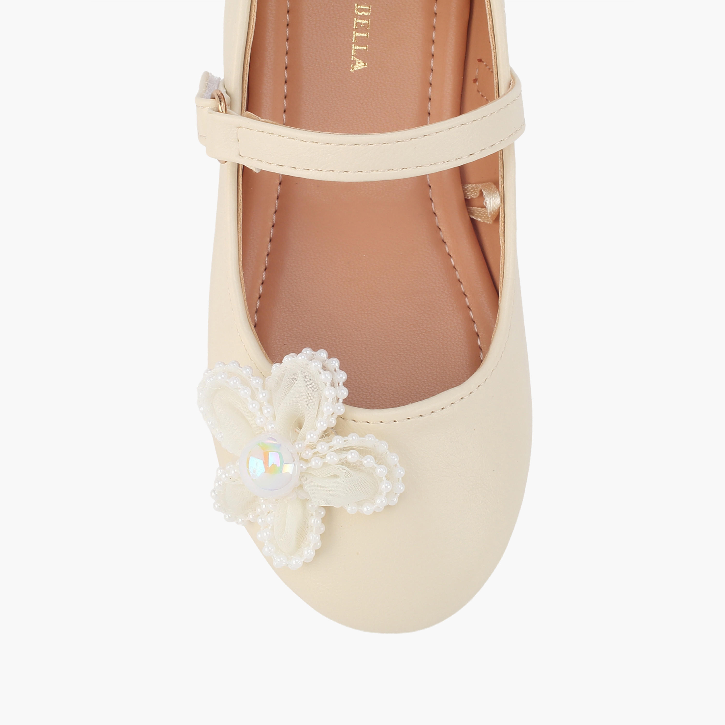 حذاء ماري جين بشريط إغلاق لاصق للبنات من فلورا بيلا-girls-shoes-maryjanes-image-4
