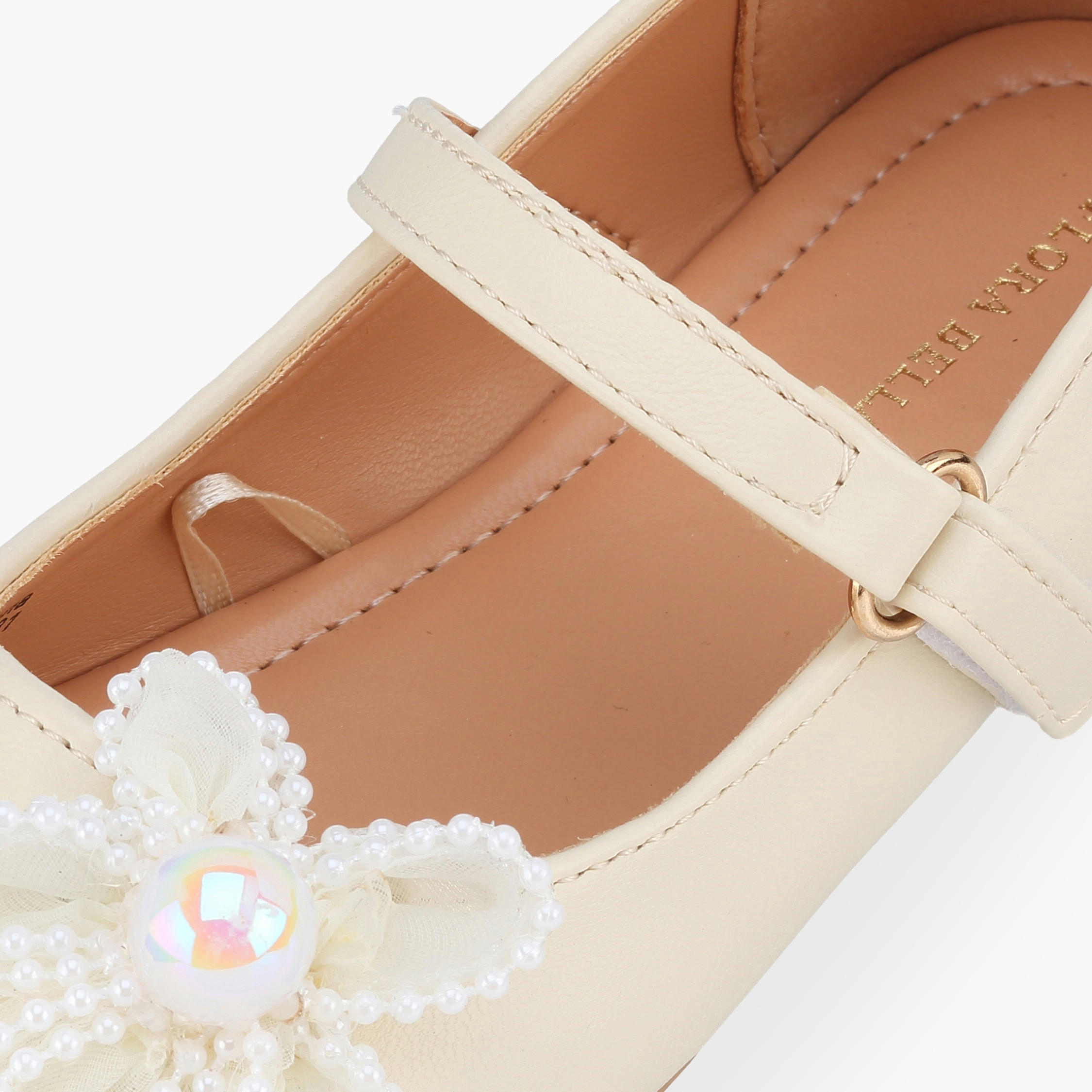 حذاء ماري جين بشريط إغلاق لاصق للبنات من فلورا بيلا-girls-shoes-maryjanes-image-6