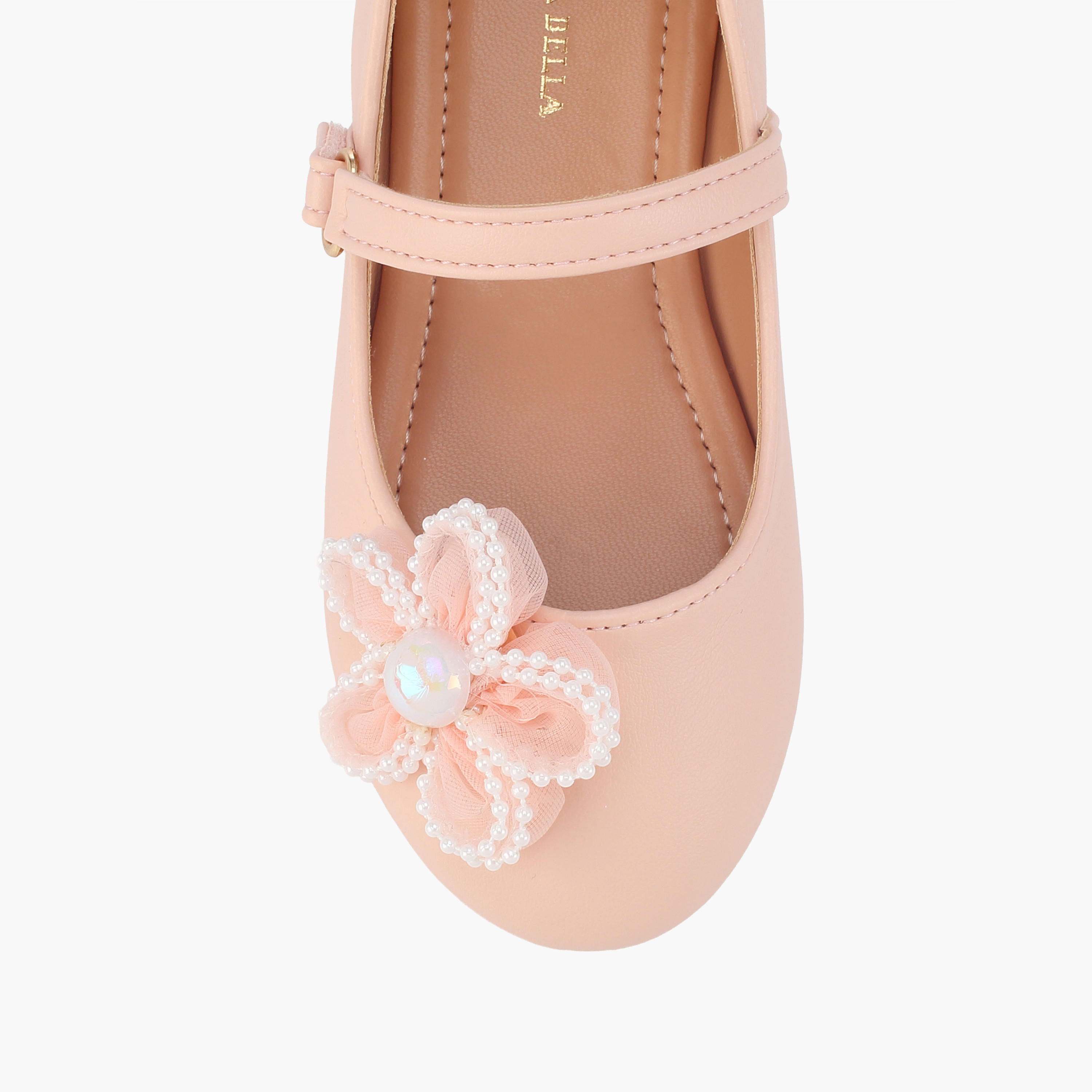 حذاء ماري جين بشريط إغلاق لاصق للبنات من فلورا بيلا-girls-shoes-maryjanes-image-4