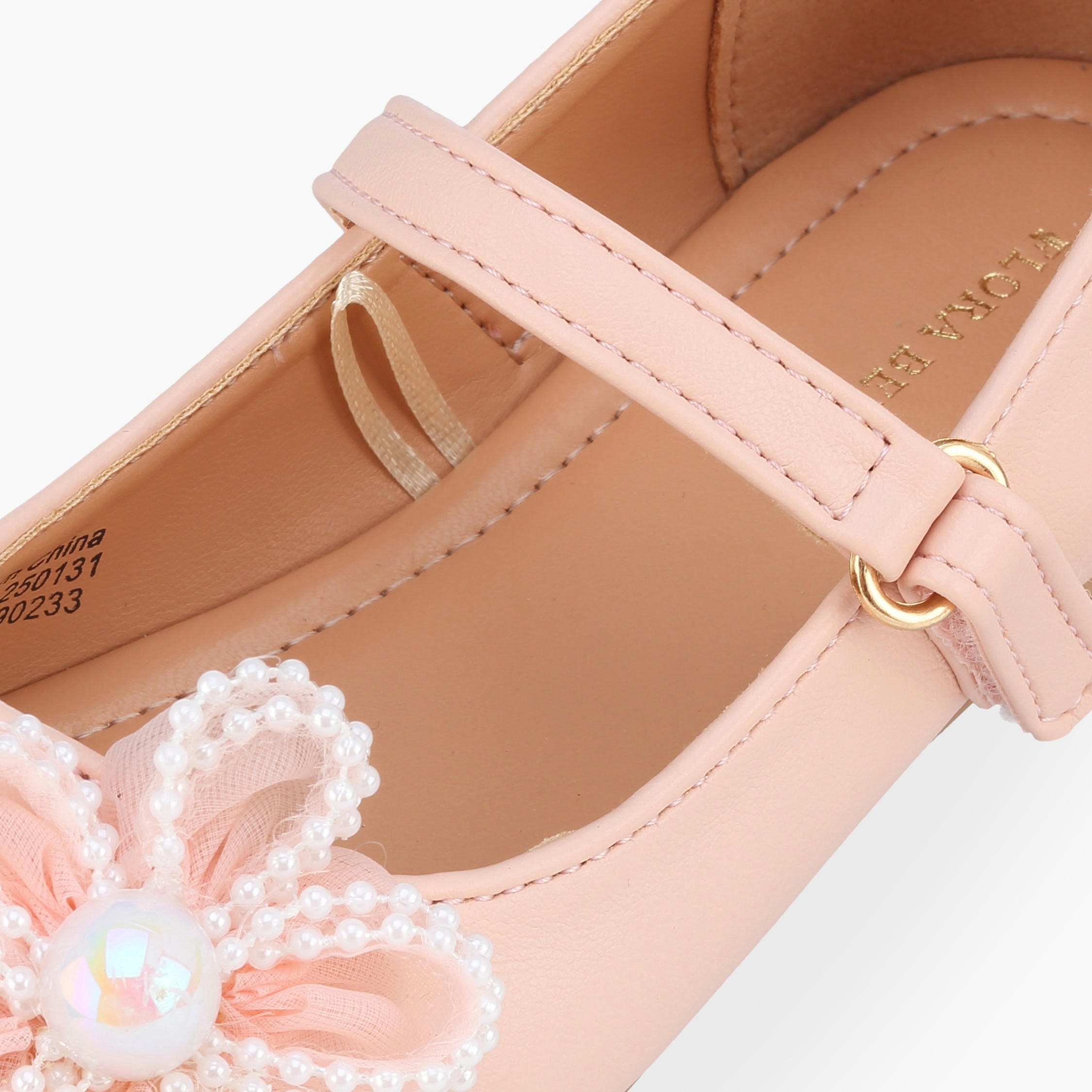 حذاء ماري جين بشريط إغلاق لاصق للبنات من فلورا بيلا-girls-shoes-maryjanes-image-6