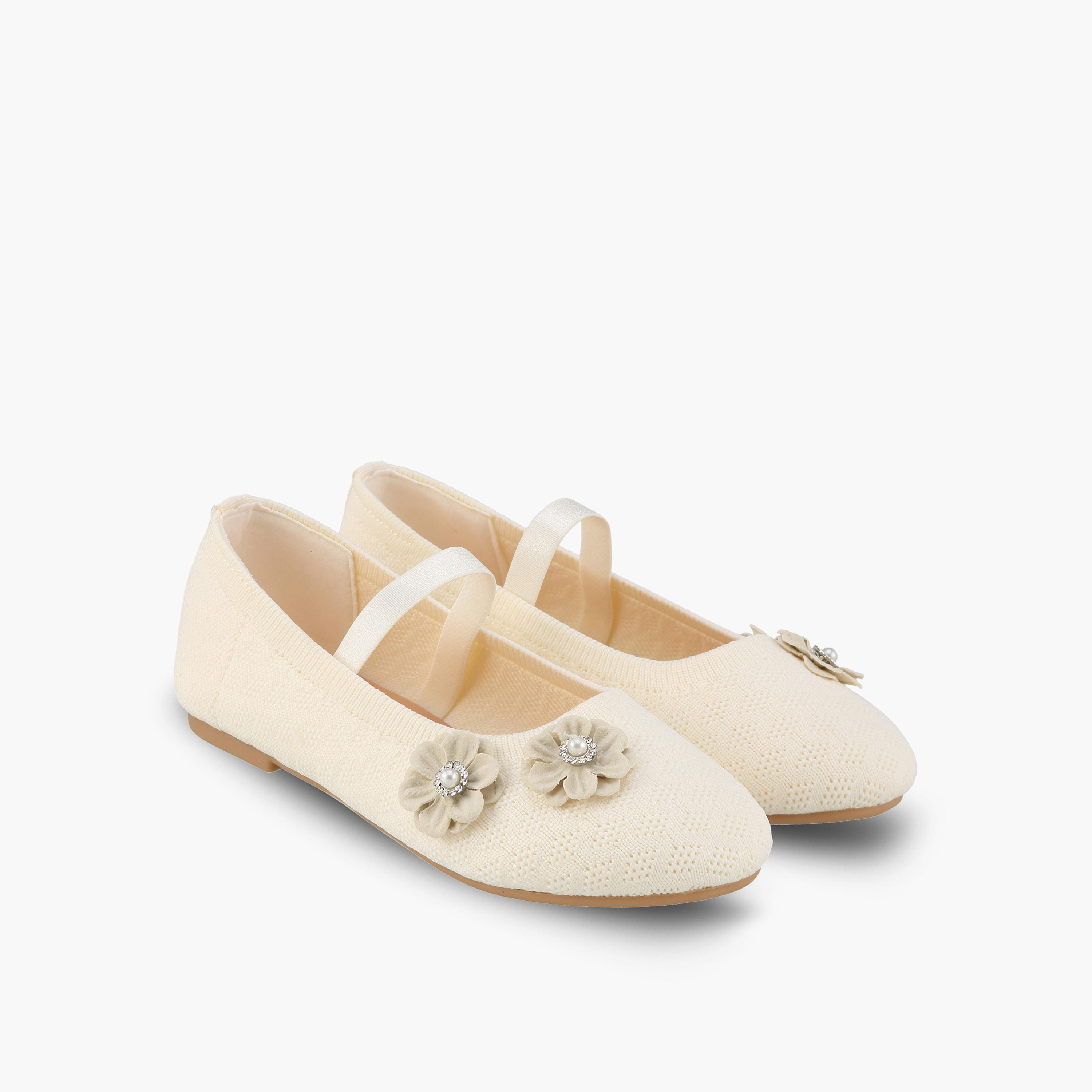 حذاء باليرينا للفتيات مزين من فلورا بيلا-girls-shoes-ballerinas-image-1