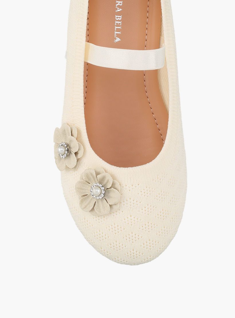 حذاء باليرينا للفتيات مزين من فلورا بيلا-girls-shoes-ballerinas-image-4