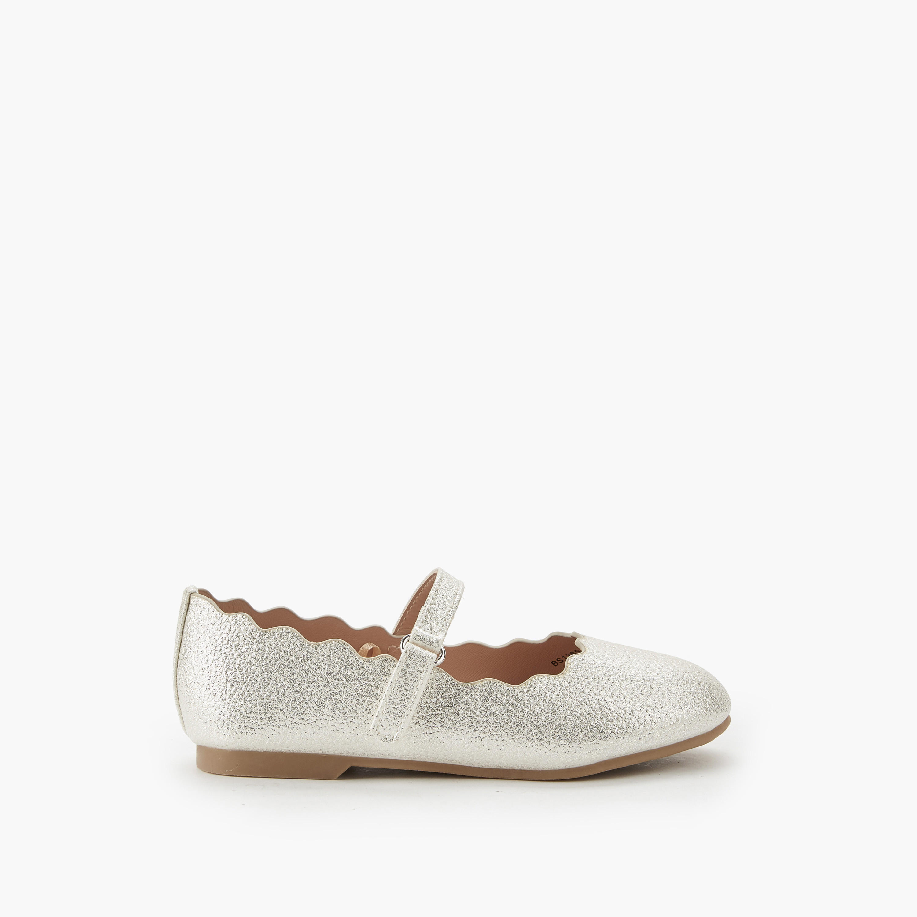 حذاء باليرينا بحواف مموجة للبنات من جونيورز-girls-shoes-maryjanes-image-2