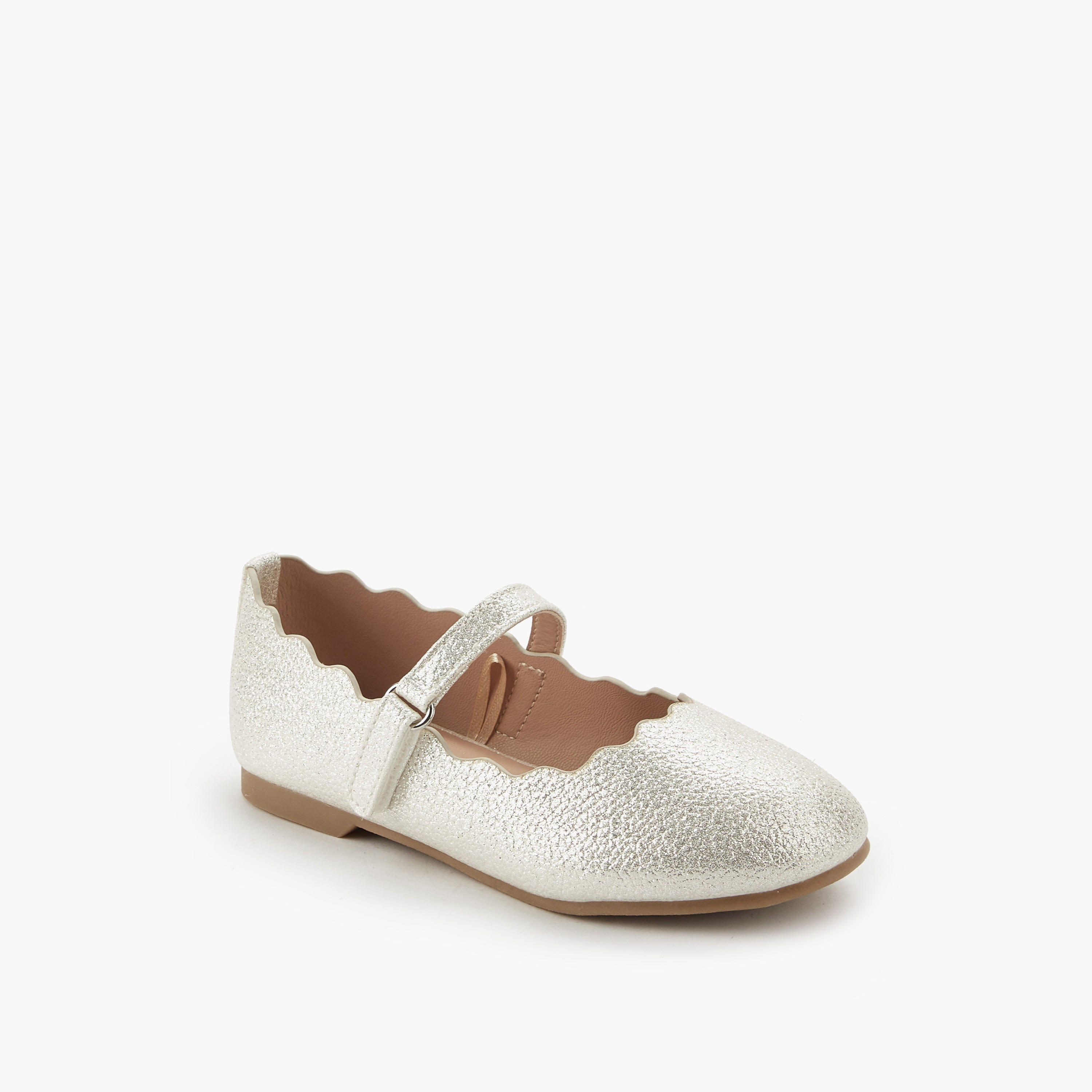 حذاء باليرينا بحواف مموجة للبنات من جونيورز-girls-shoes-maryjanes-image-3