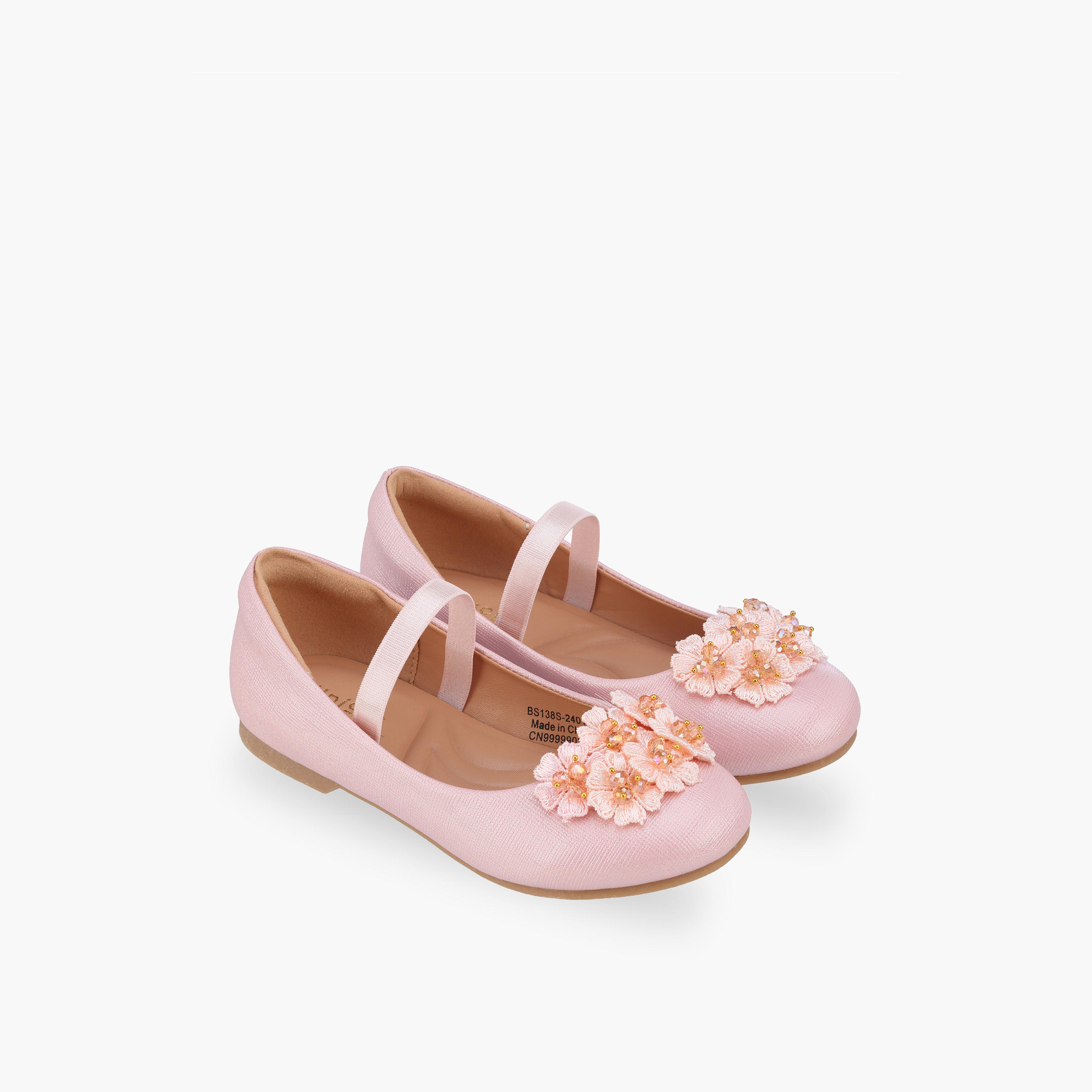 Juniors Girls Slip-On Ballerina Shoes-girls-shoes-ballerinas-image-1