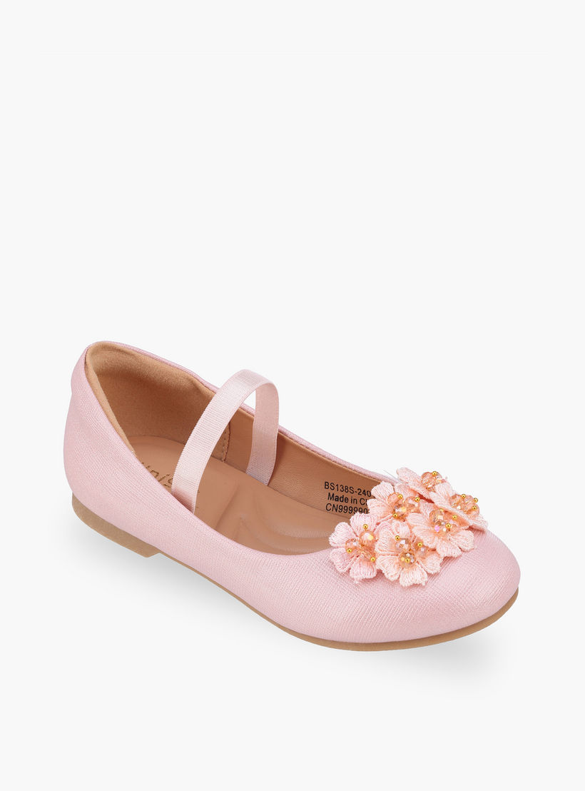 Juniors Girls Slip-On Ballerina Shoes-girls-shoes-ballerinas-image-2