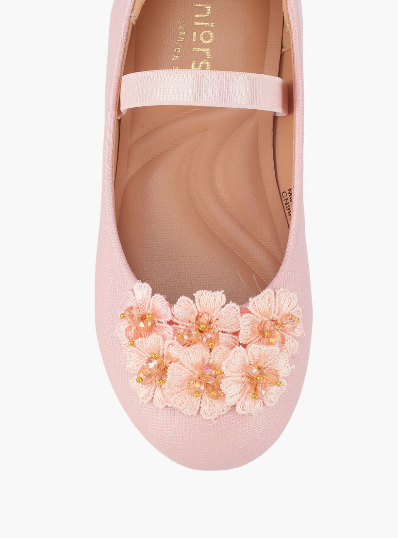 Juniors Girls Slip-On Ballerina Shoes-girls-shoes-ballerinas-image-4