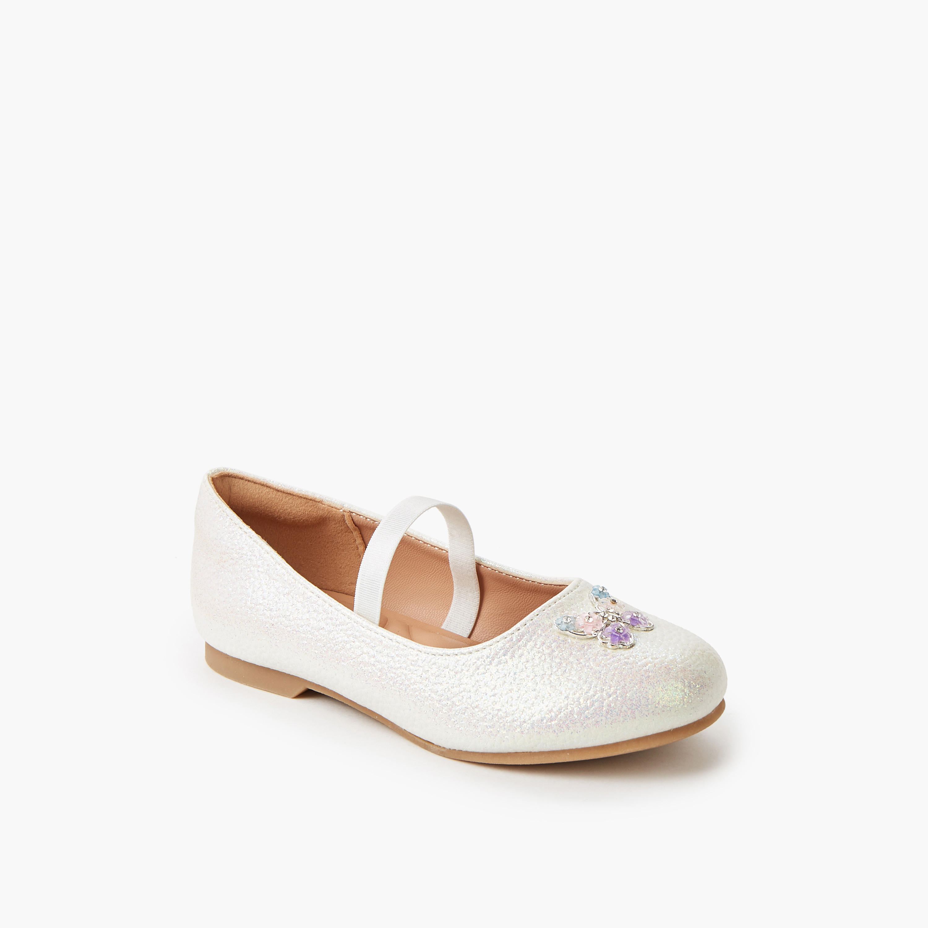 Juniors Girls Slip-On Ballerina Shoes-girls-shoes-ballerinas-image-2