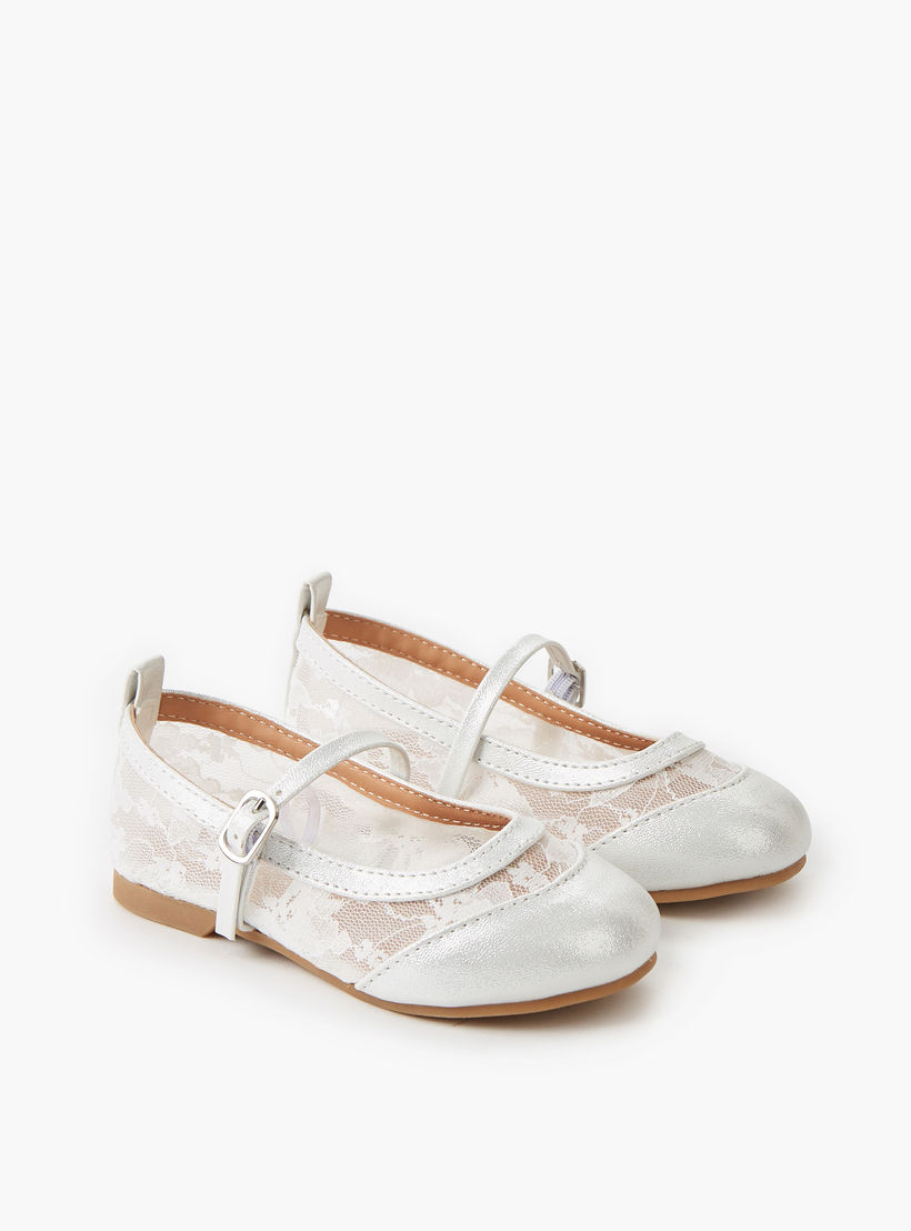 حذاء باليرينا بإبزيم إغلاق للبنات من جونيورز-girls-shoes-maryjanes-image-1