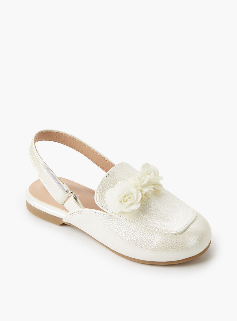 حذاء بشريط إغلاق لاصق للبنات من جونيورز-girls-shoes-ballerinas-image-2