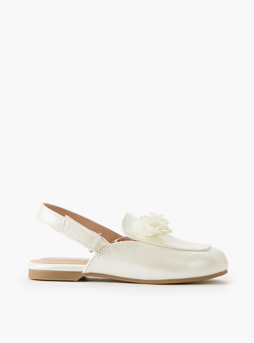 حذاء بشريط إغلاق لاصق للبنات من جونيورز-girls-shoes-ballerinas-image-3