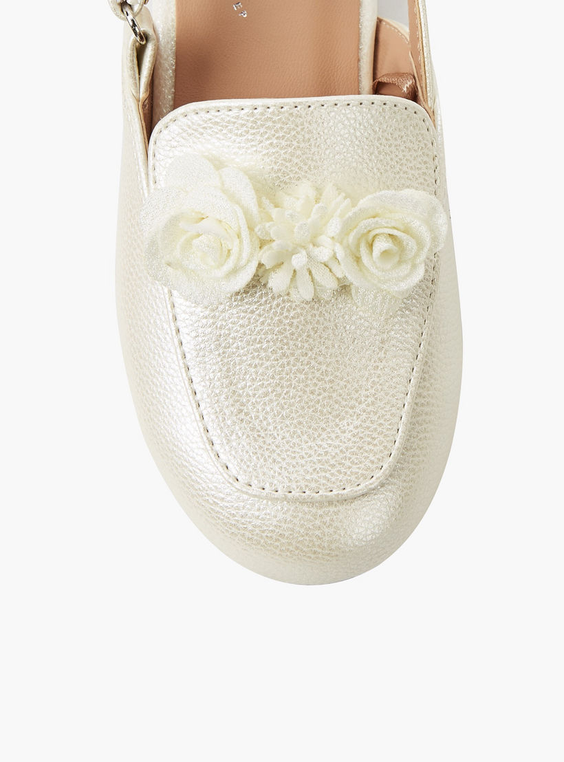 حذاء بشريط إغلاق لاصق للبنات من جونيورز-girls-shoes-ballerinas-image-5