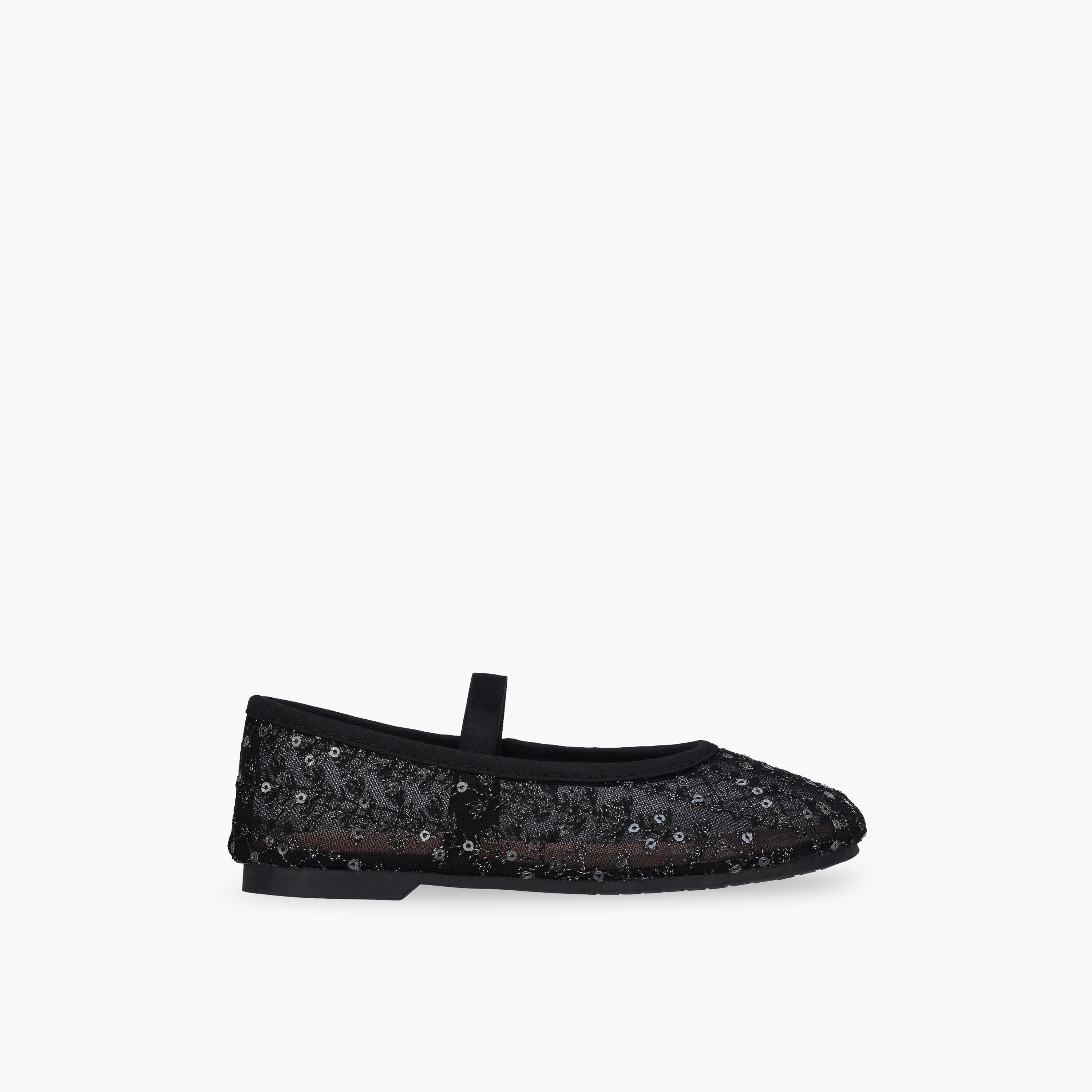 Juniors Girls Elasticated Strap Ballerina Shoes-girls-shoes-ballerinas-image-3