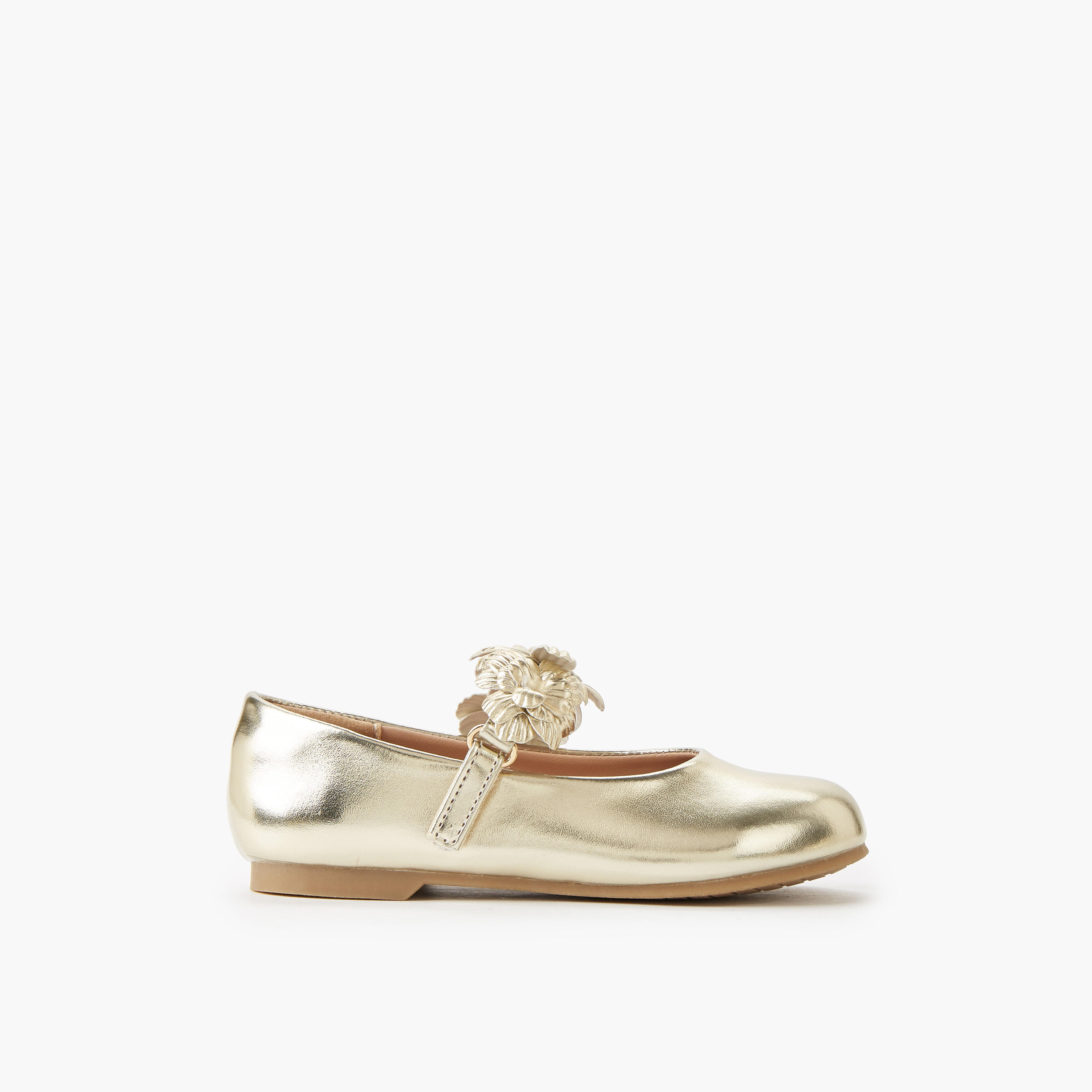 Juniors Girls Hook & Loop Ballerina Shoes-girls-shoes-maryjanes-image-3