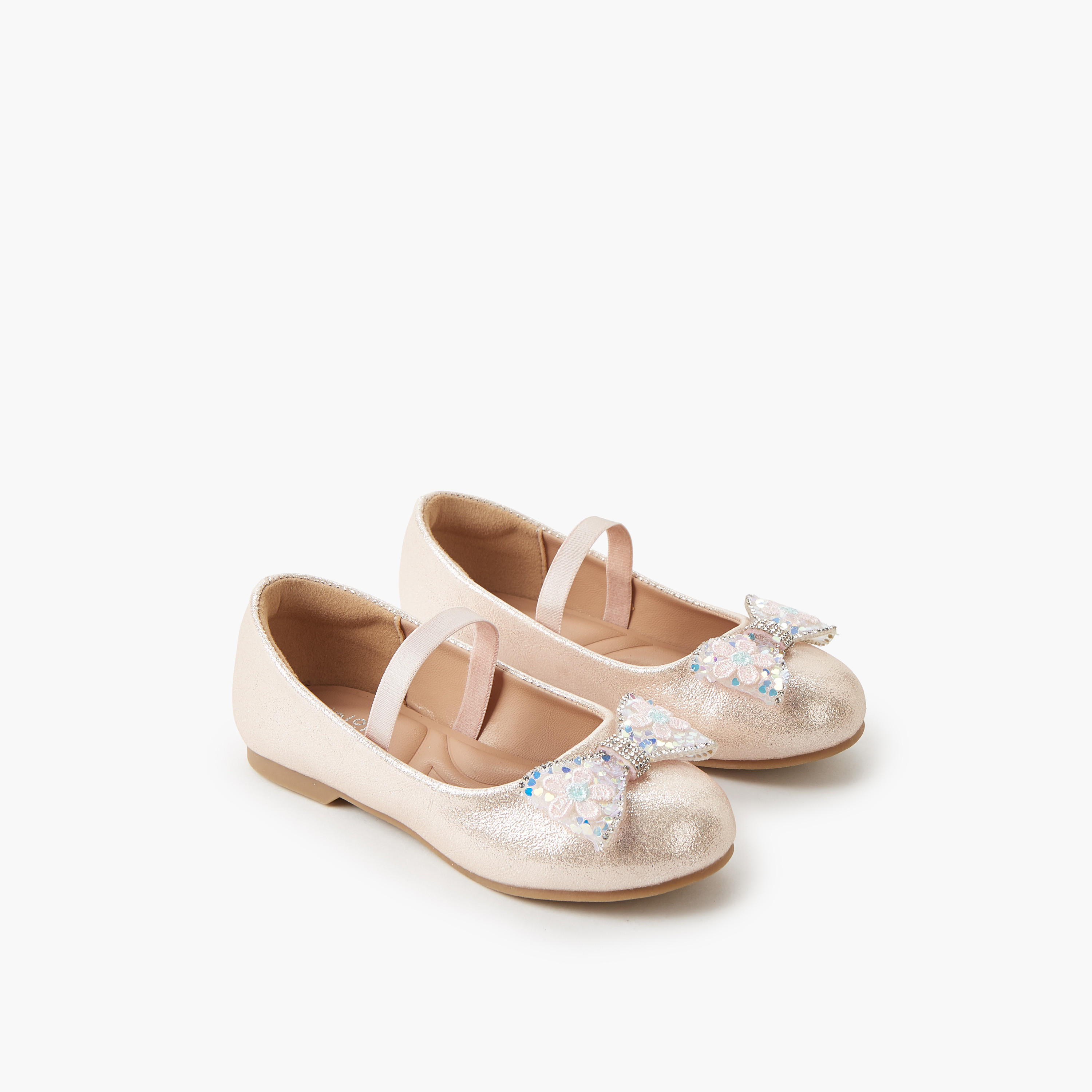 Juniors Girls Slip-On Ballerina Shoes-girls-shoes-ballerinas-image-1