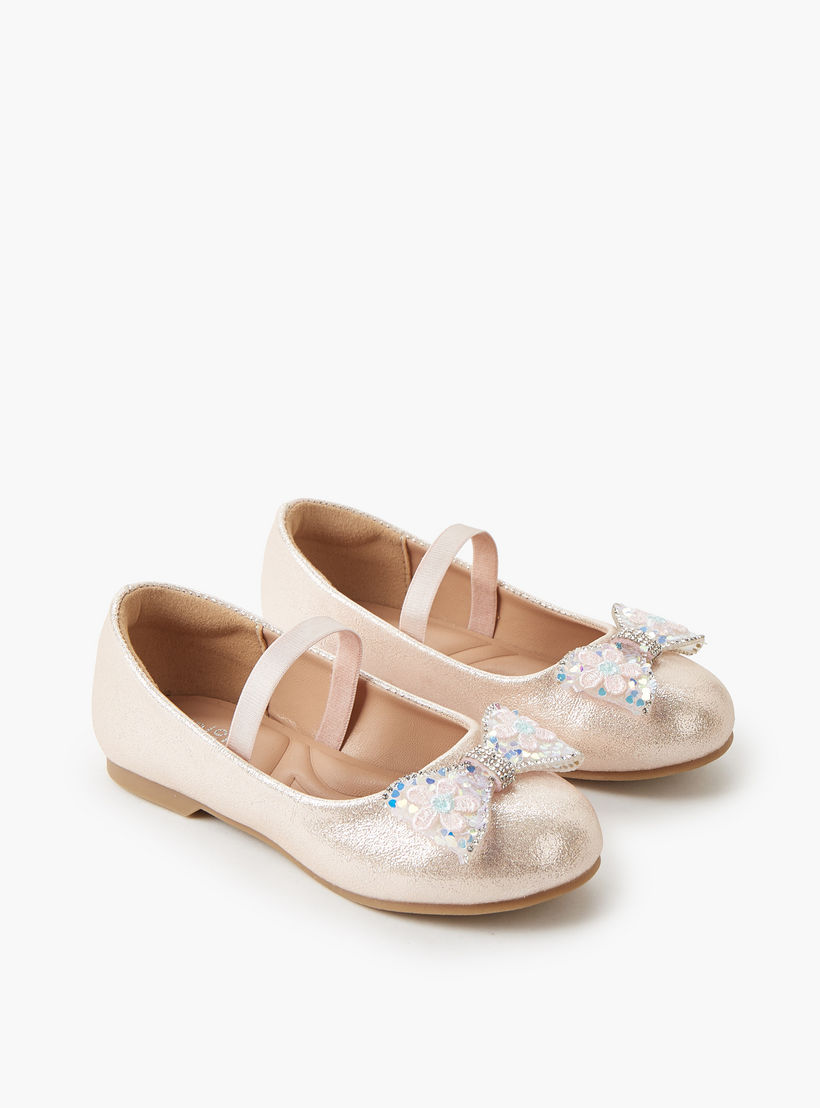 Juniors Girls Slip-On Ballerina Shoes-girls-shoes-ballerinas-image-1