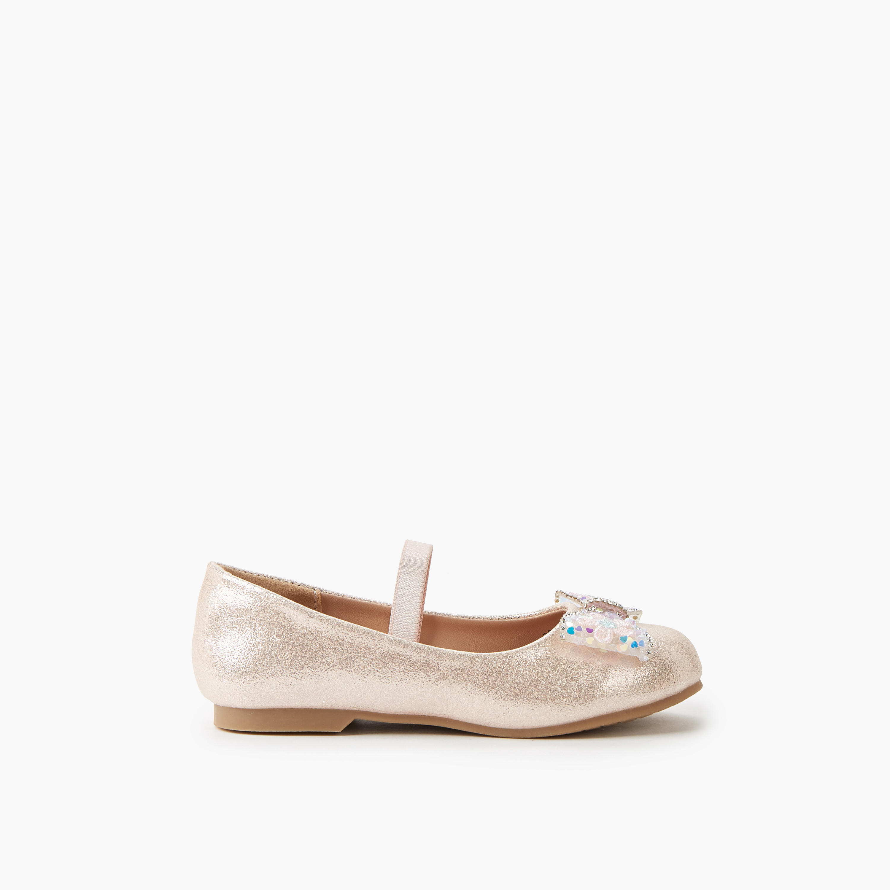 Juniors Girls Slip-On Ballerina Shoes-girls-shoes-ballerinas-image-3