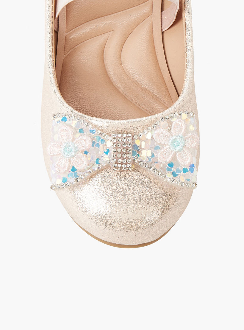 Juniors Girls Slip-On Ballerina Shoes-girls-shoes-ballerinas-image-4
