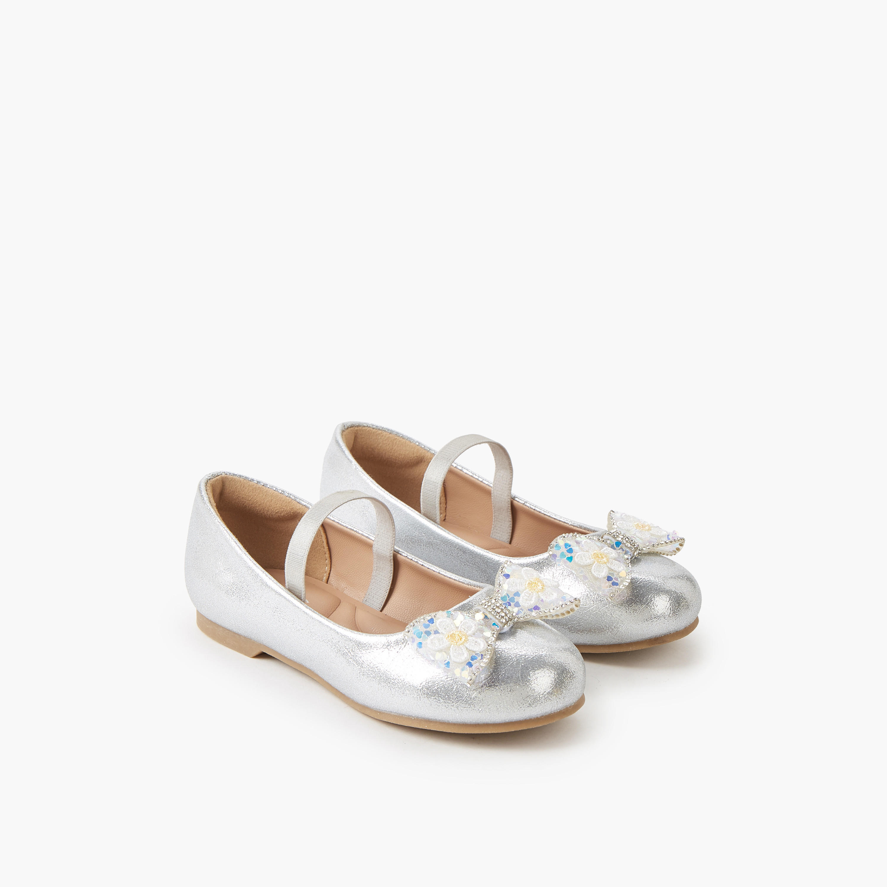 Juniors Girls Slip-On Ballerina Shoes-girls-shoes-ballerinas-image-1