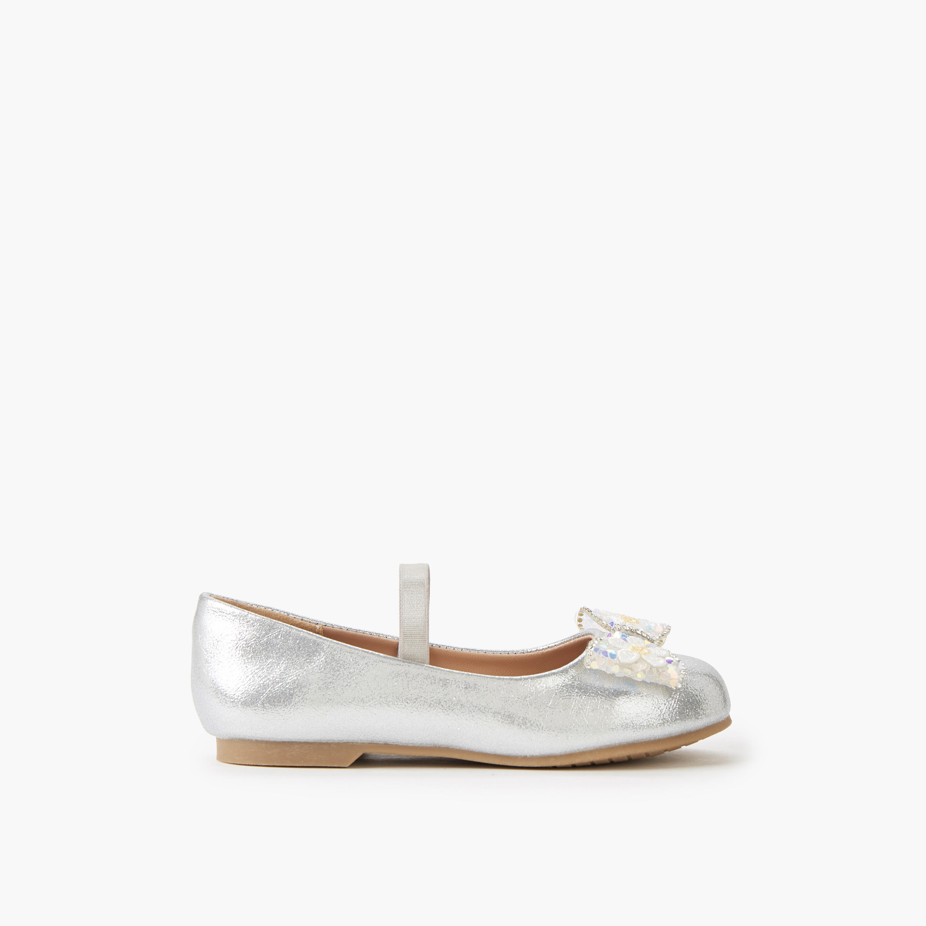 Juniors Girls Slip-On Ballerina Shoes-girls-shoes-ballerinas-image-3