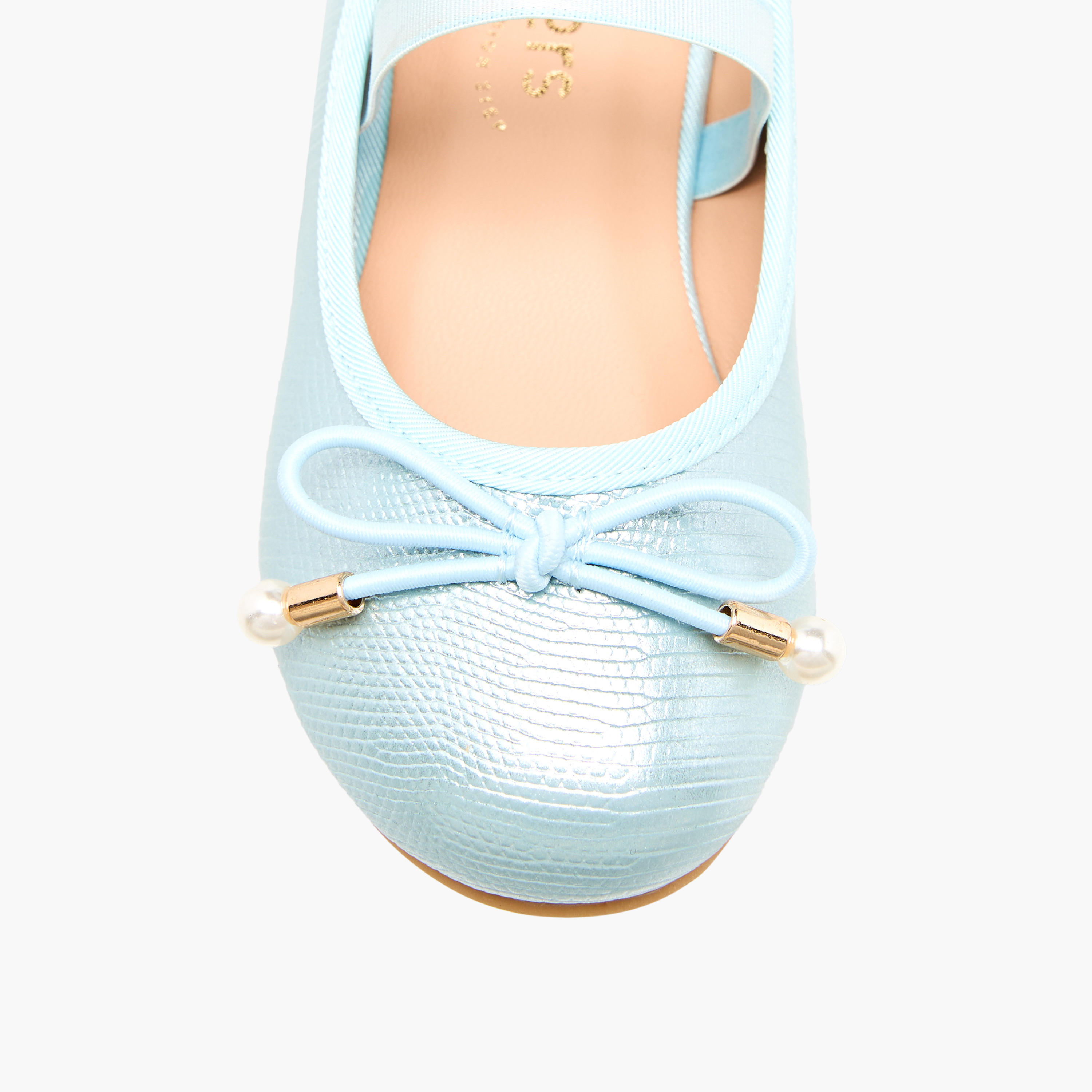 Juniors Girls Bow Detail Ballerina Shoes-girls-shoes-ballerinas-image-5