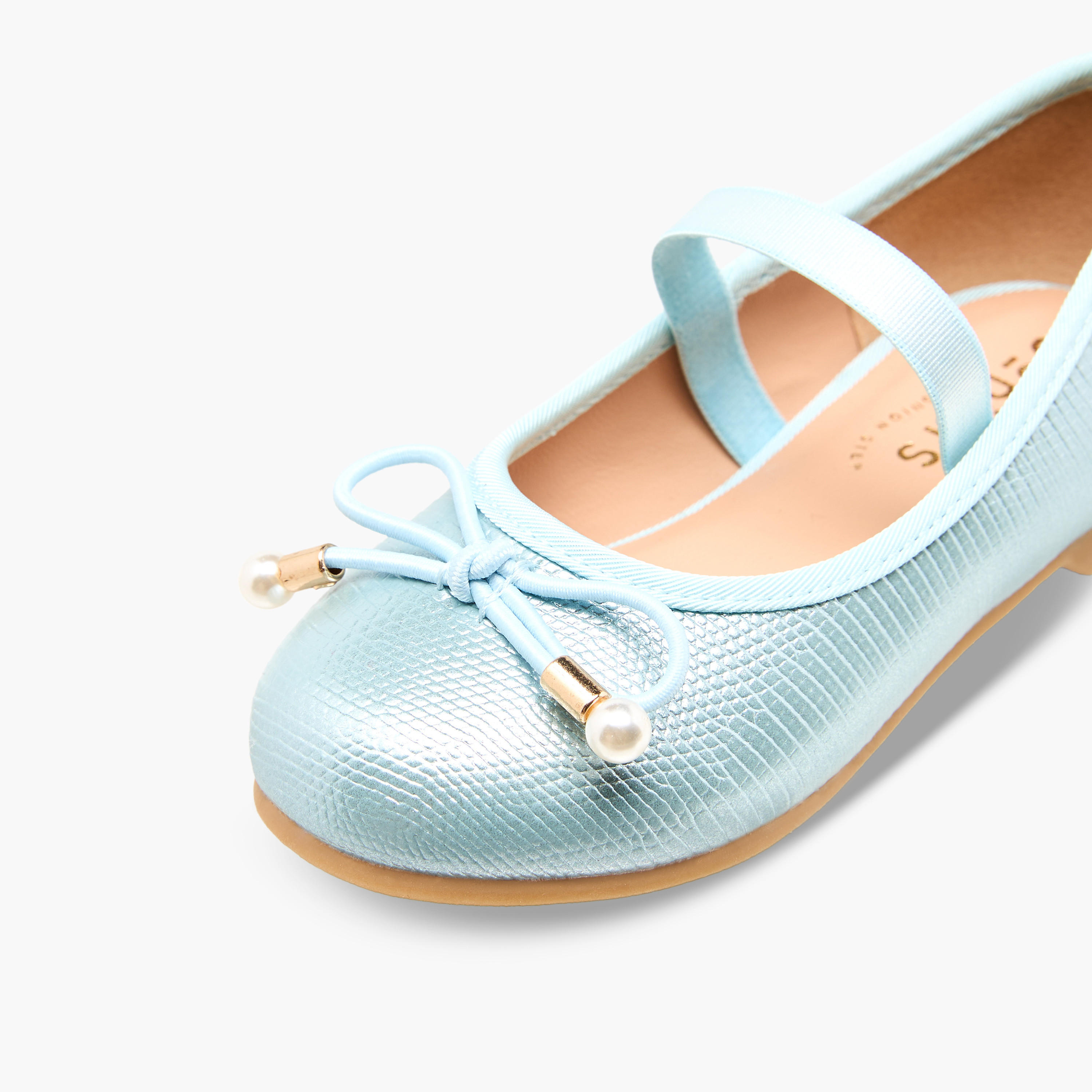 Juniors Girls Bow Detail Ballerina Shoes-girls-shoes-ballerinas-image-6