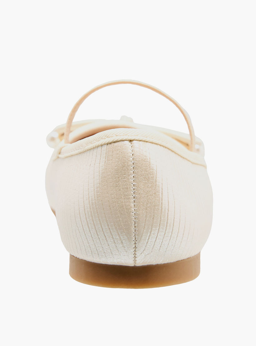 Juniors Girls Bow Detail Ballerina Shoes-girls-shoes-ballerinas-image-5