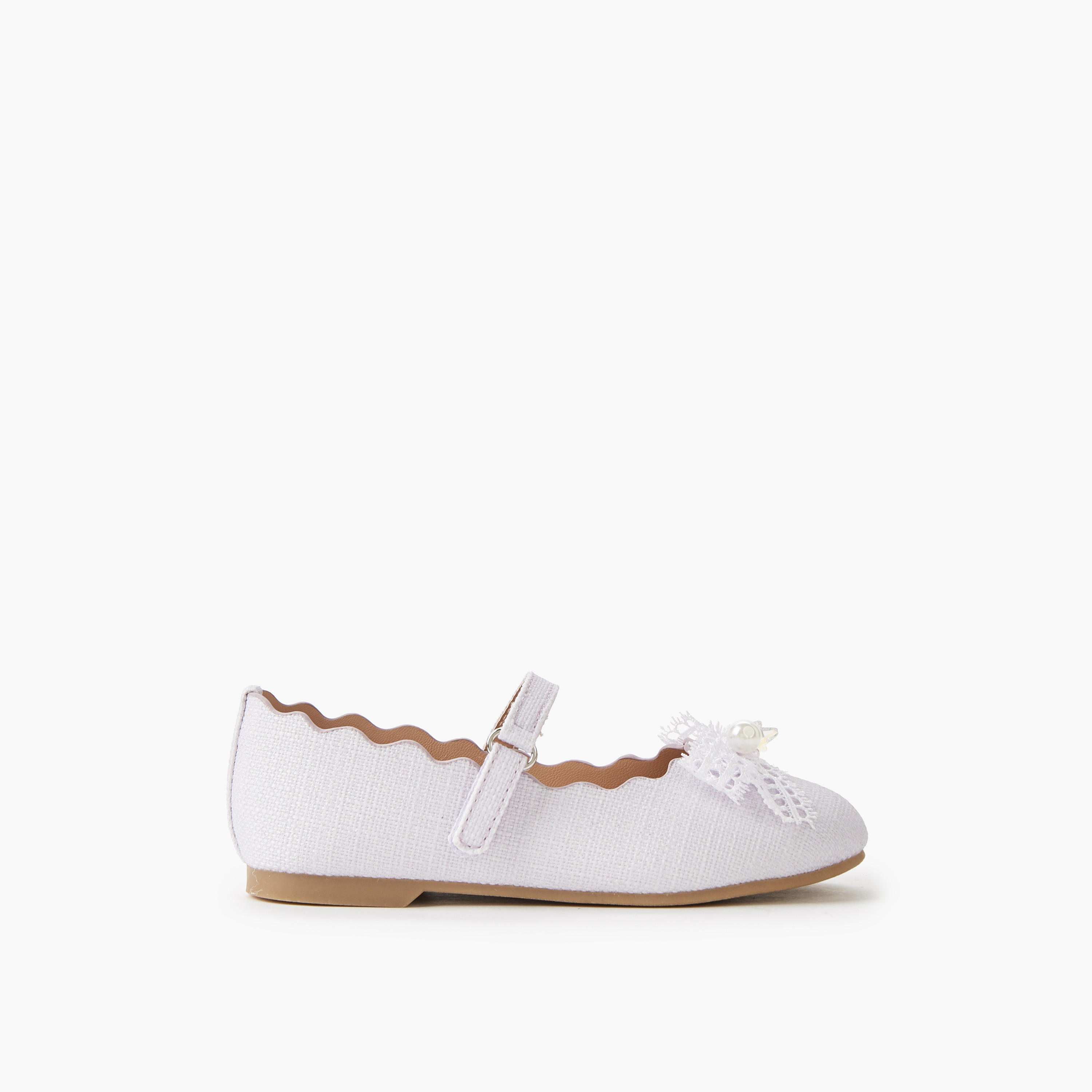 Juniors Girls Hook & Loop Ballerina Shoes-girls-shoes-maryjanes-image-3
